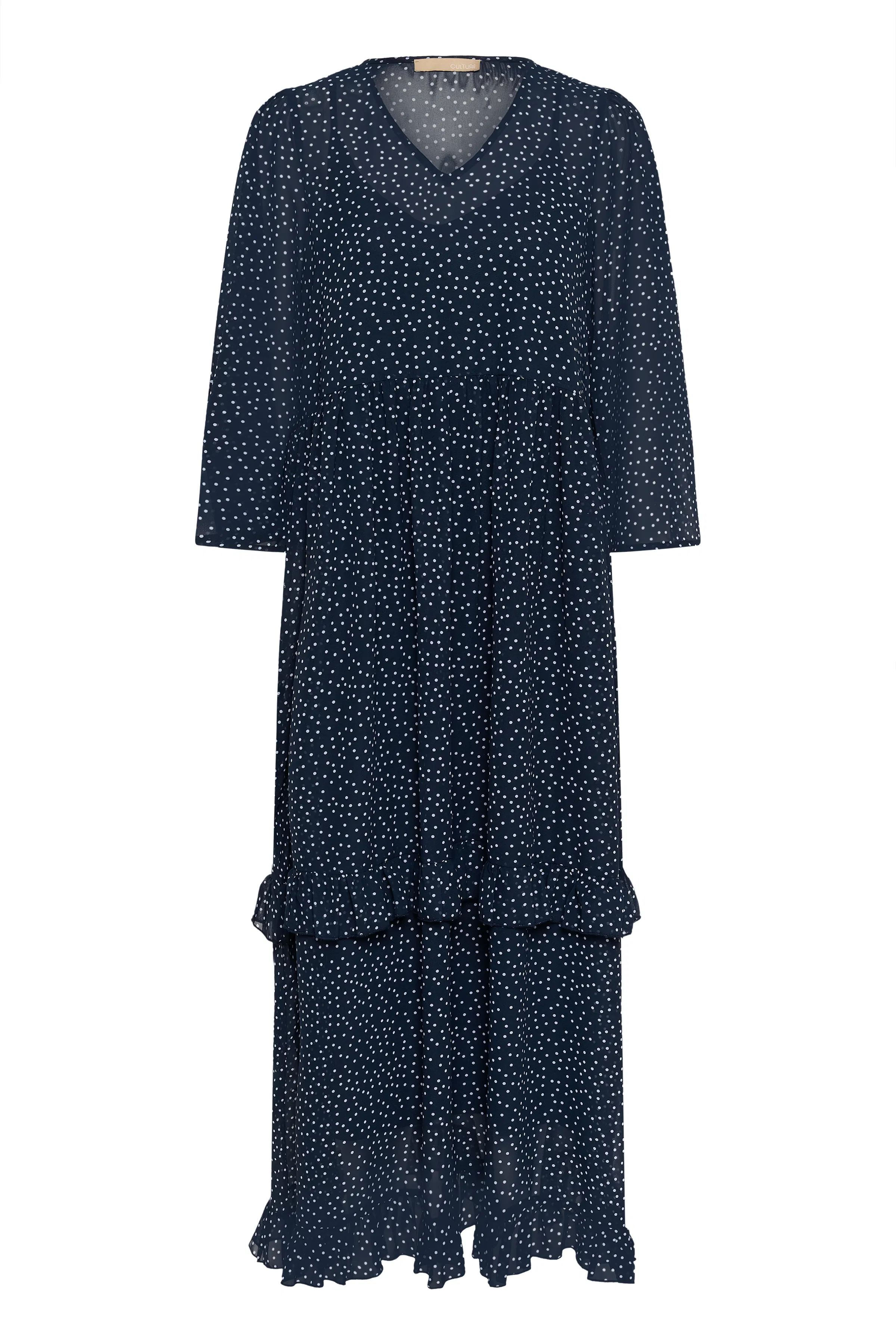 CUalita Dress with dots PACK FRONT 50112722-108939