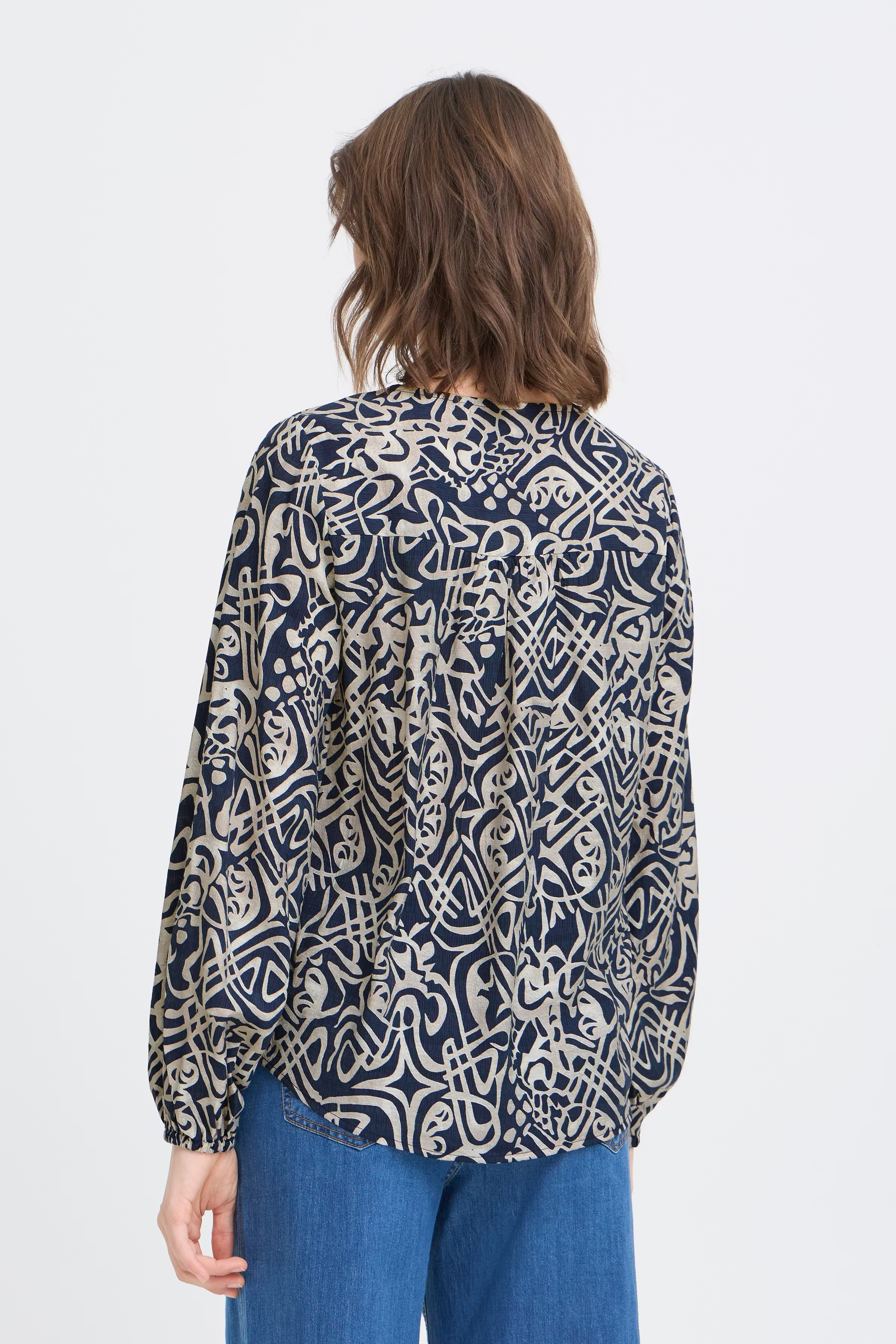 FRARIANA Bluse LOOKBOOK BACK 20617394-900004391