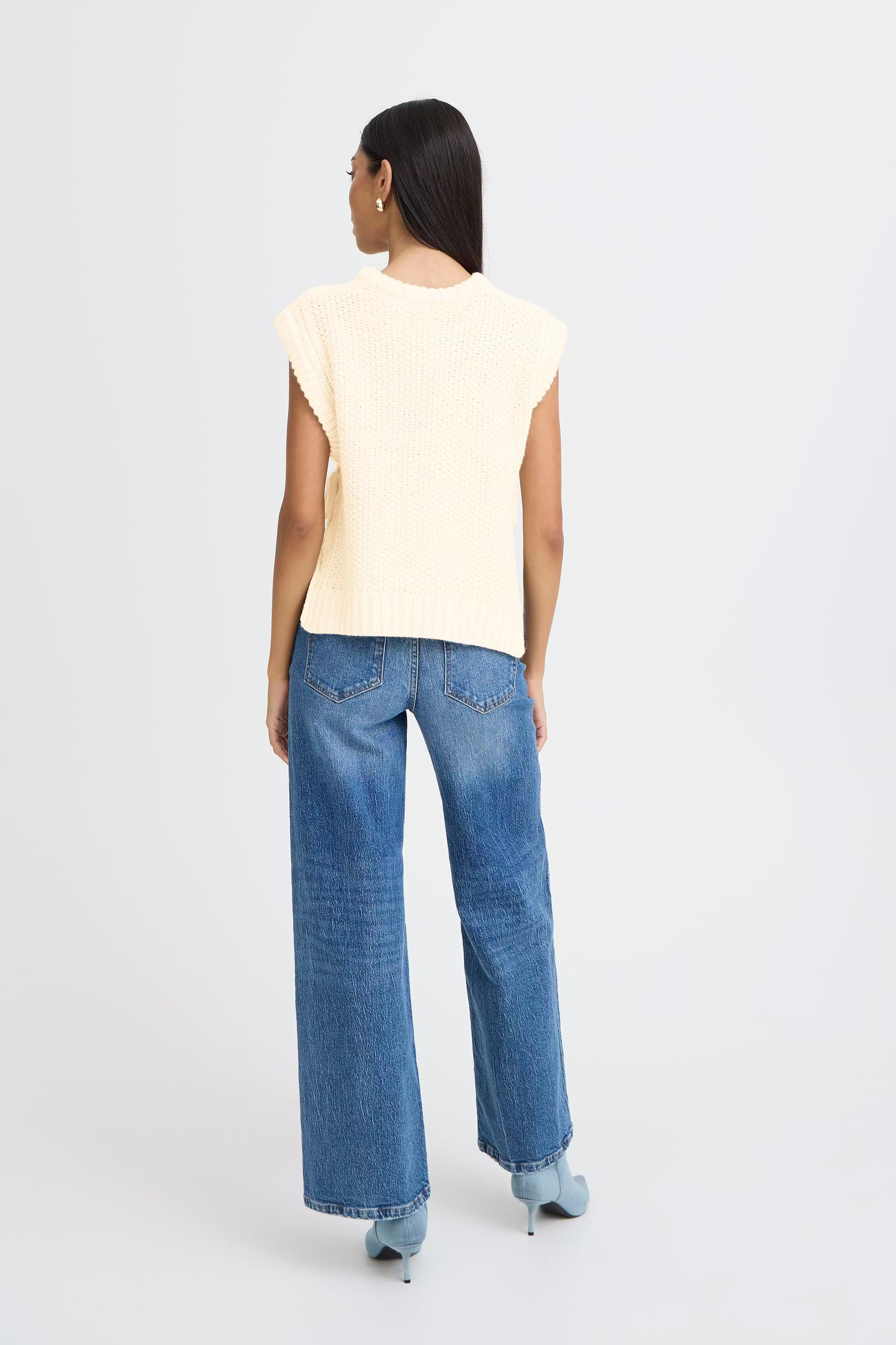 BYNITTA Strik vest LOOKBOOK BACK 20818614-130905