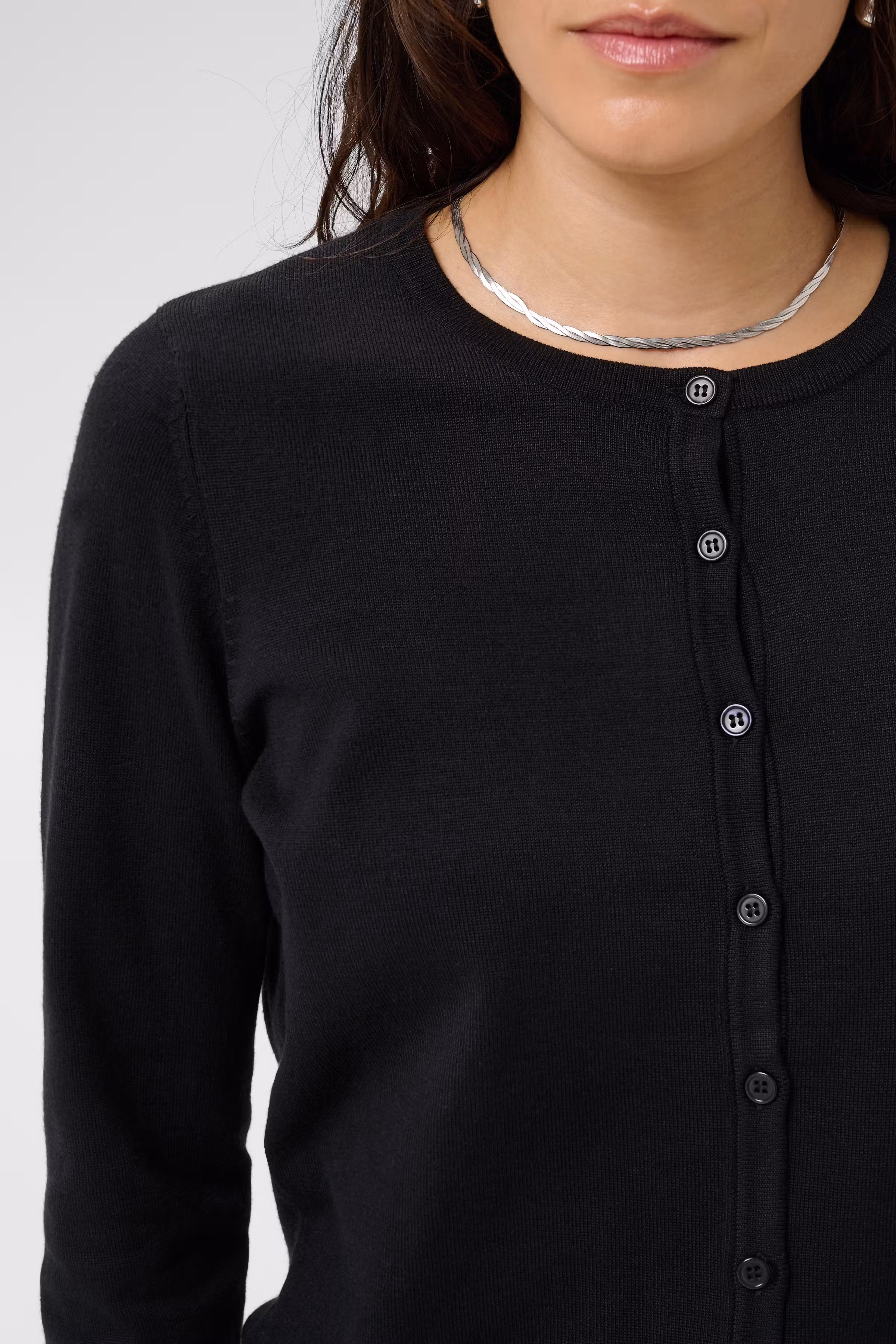 MilaSZ R-Neck Cardigan LOOKBOOK DETAIL 30500005-0001