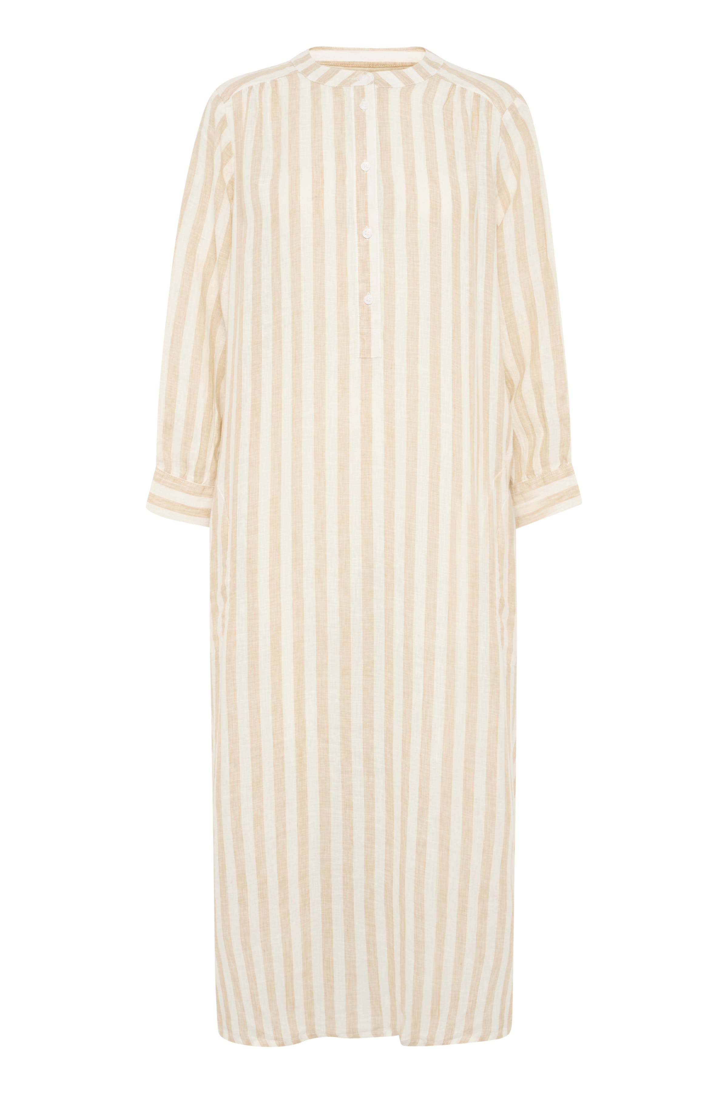 AliaPW Long linen dress PACK FRONT 30307657-302908