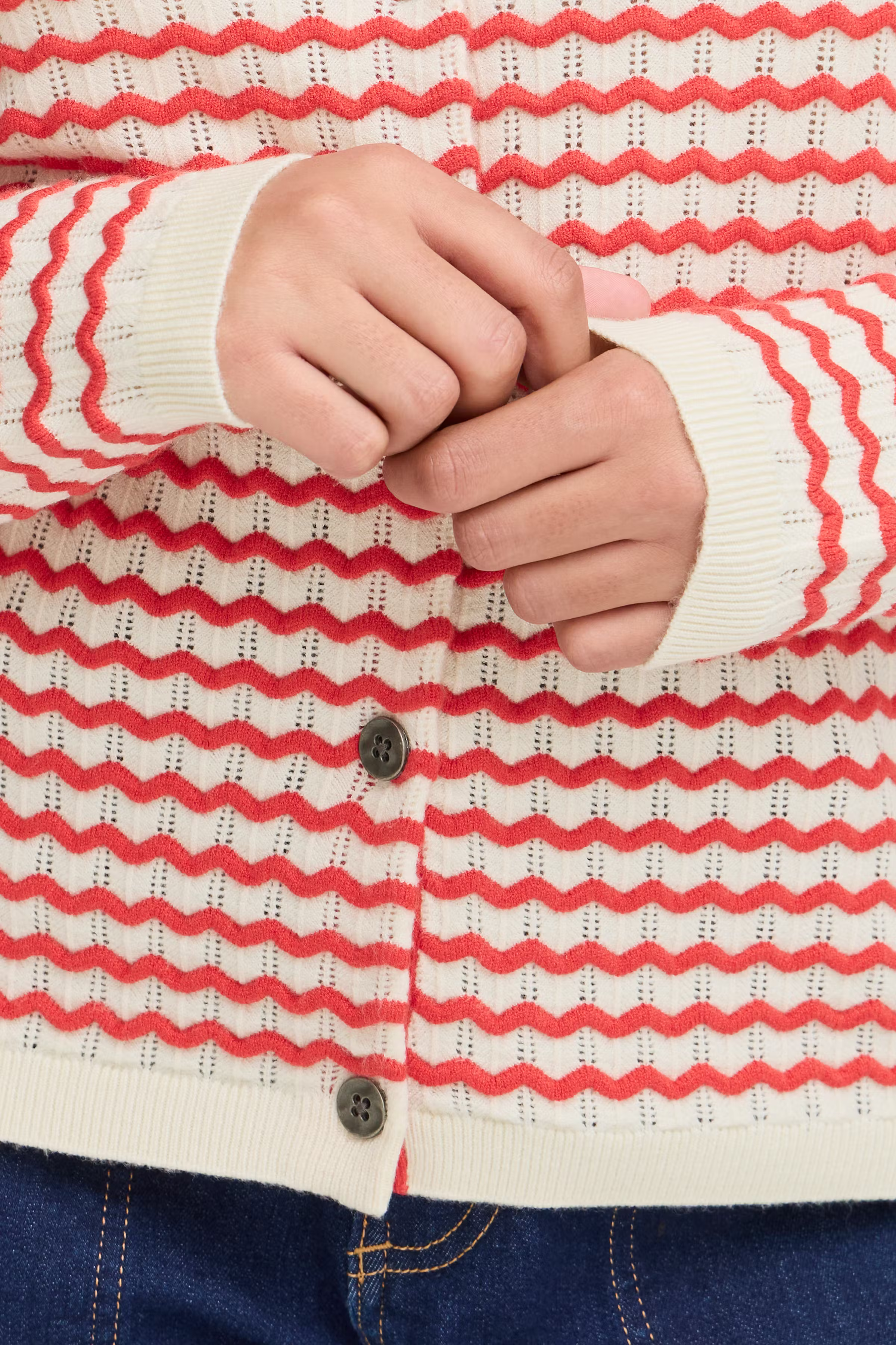 FRLUMA Strikket cardigan LOOKBOOK DETAIL 20615583-201203