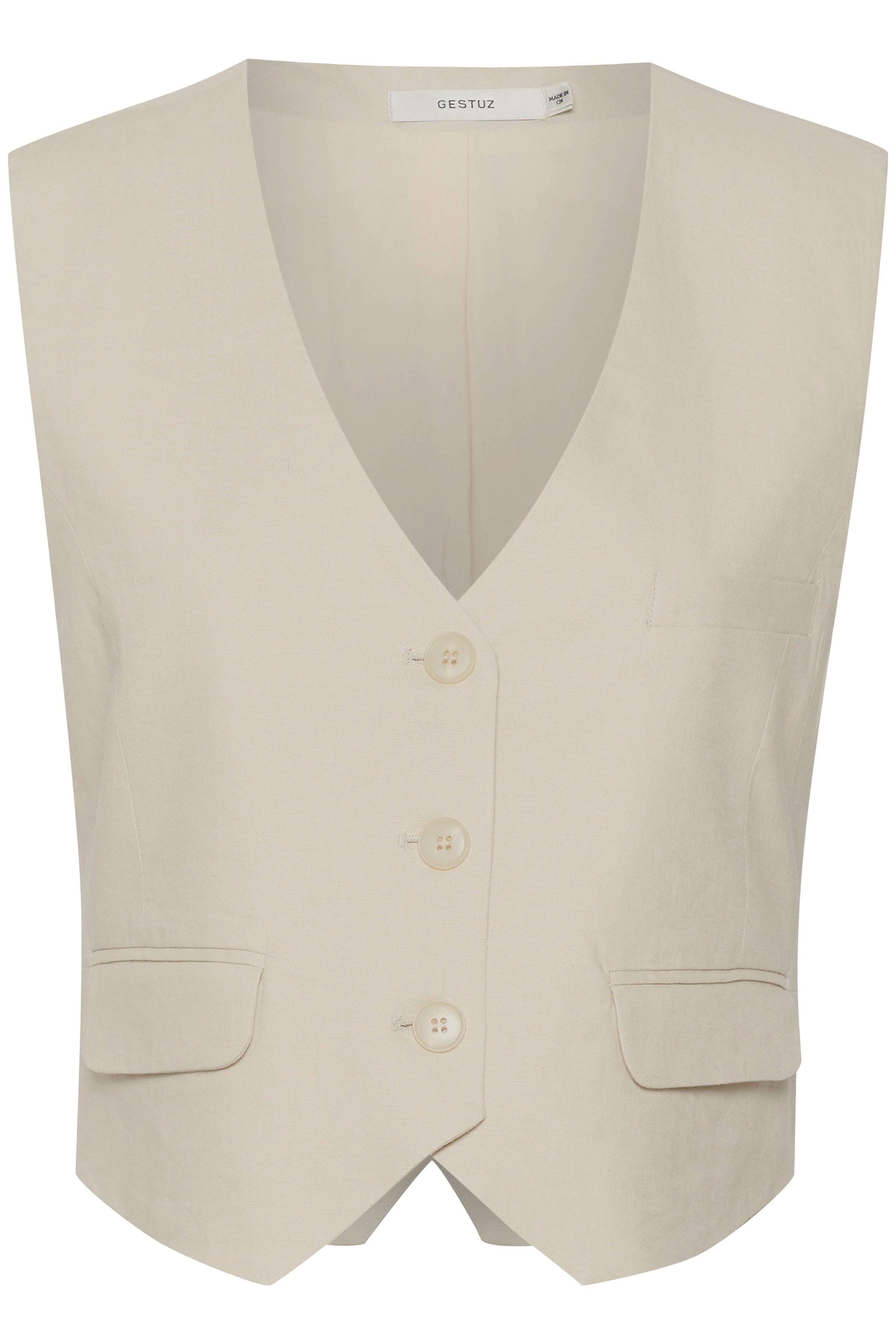 LizaGZ Linnen waistcoat PACK FRONT 10909104-130404