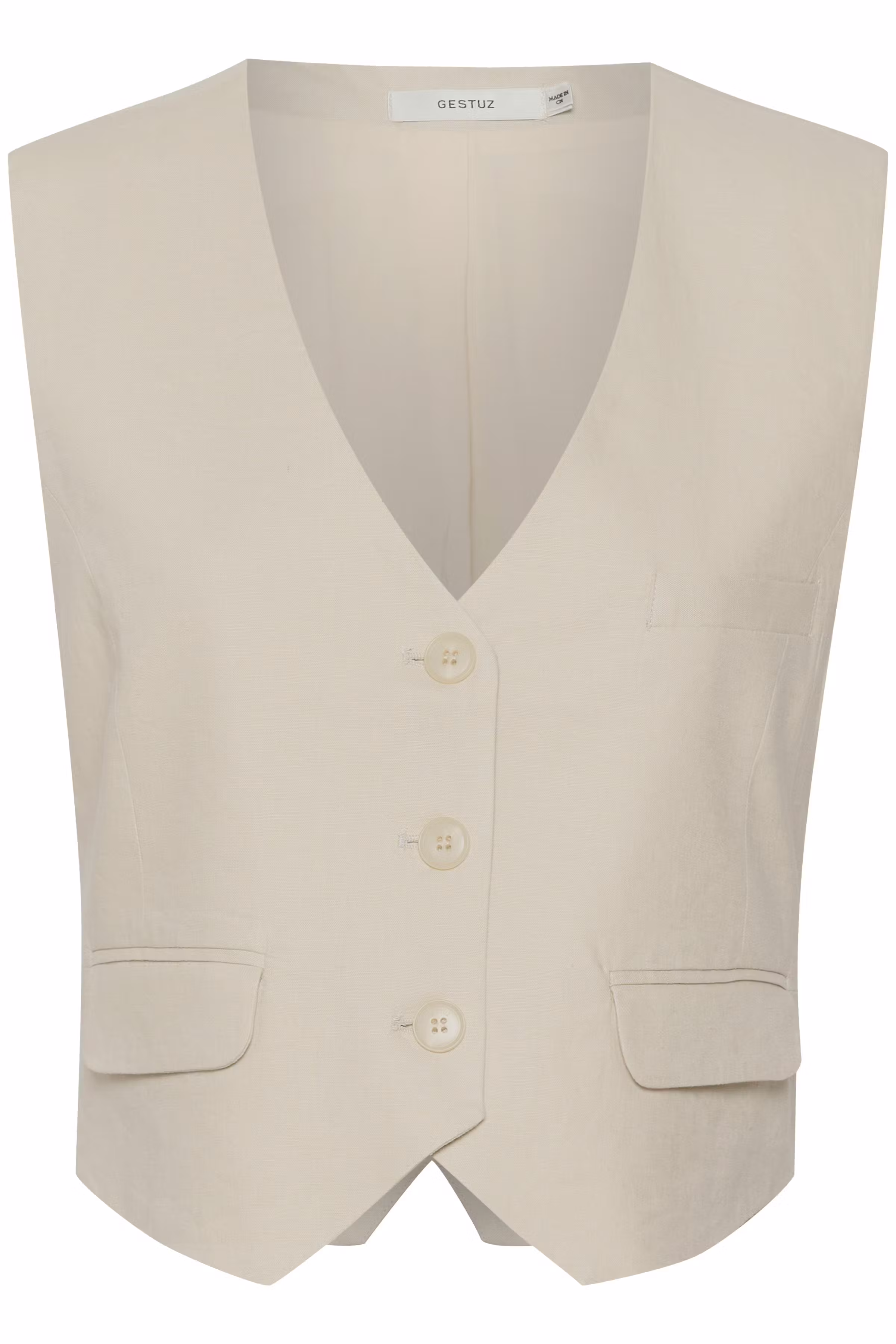 LizaGZ Linnen waistcoat PACK FRONT 10909104-130404