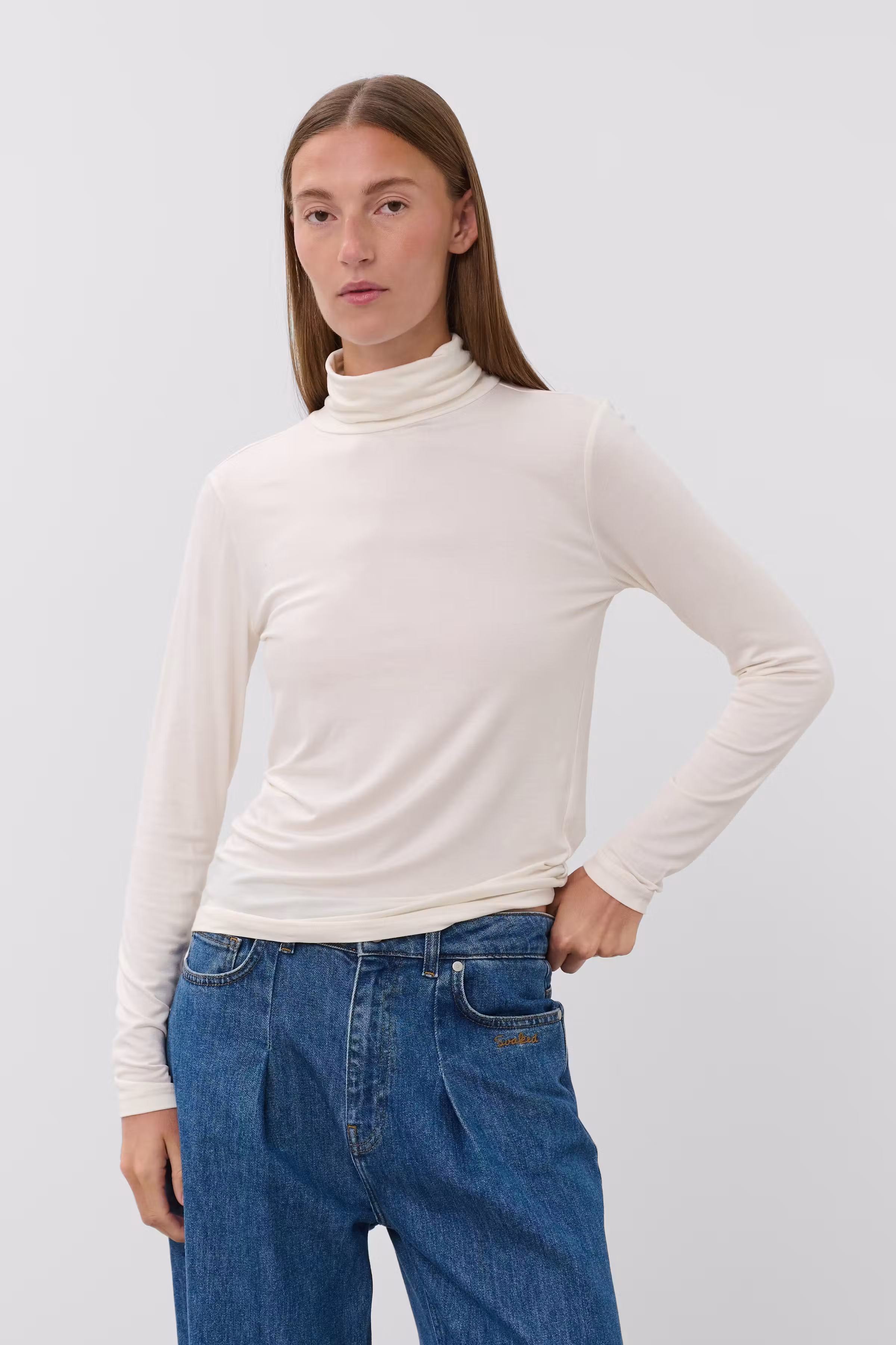 SLHanadi Rollkragenpullover LOOKBOOK FRONT 30403340-110701