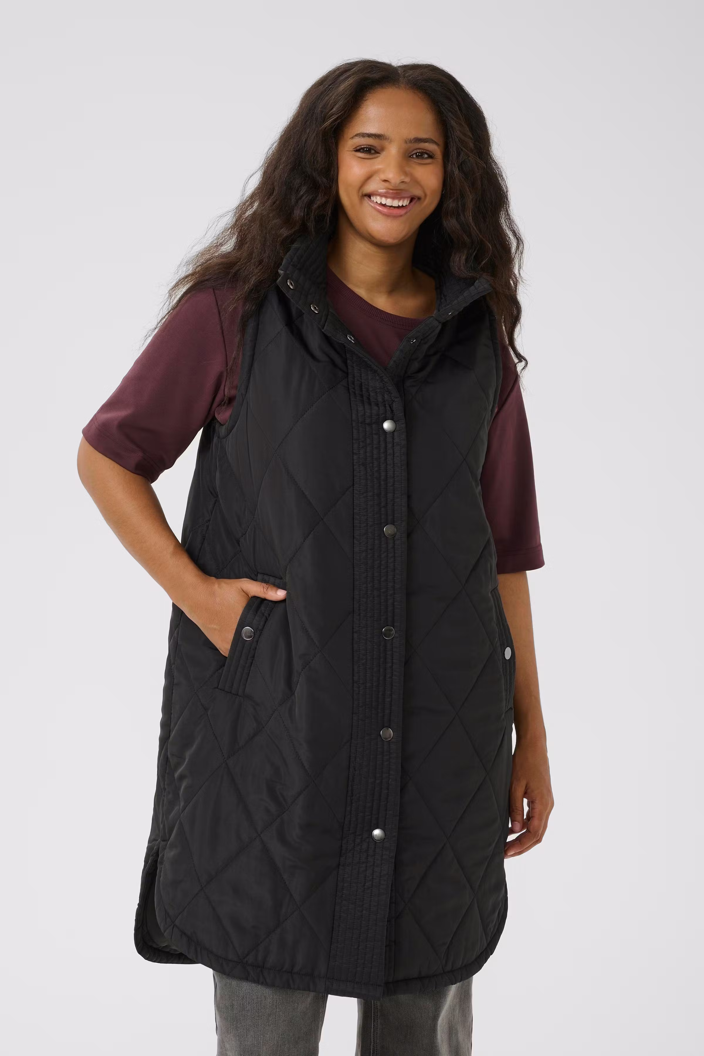 KCmalena Varm vest LOOKBOOK FRONT 10580457-100121