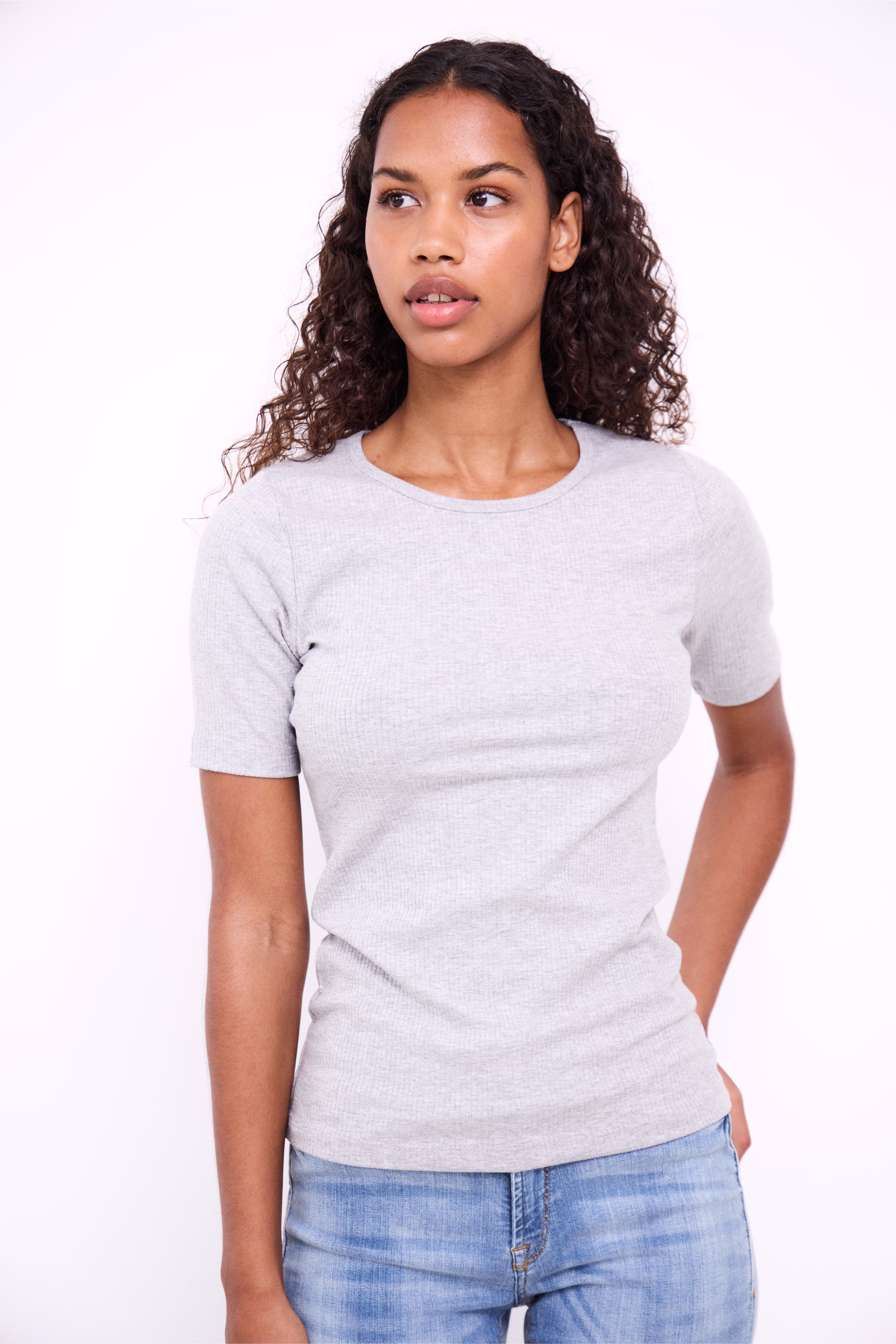 IHPALMER RIB T-shirt LOCATION NONE 20120343-200318