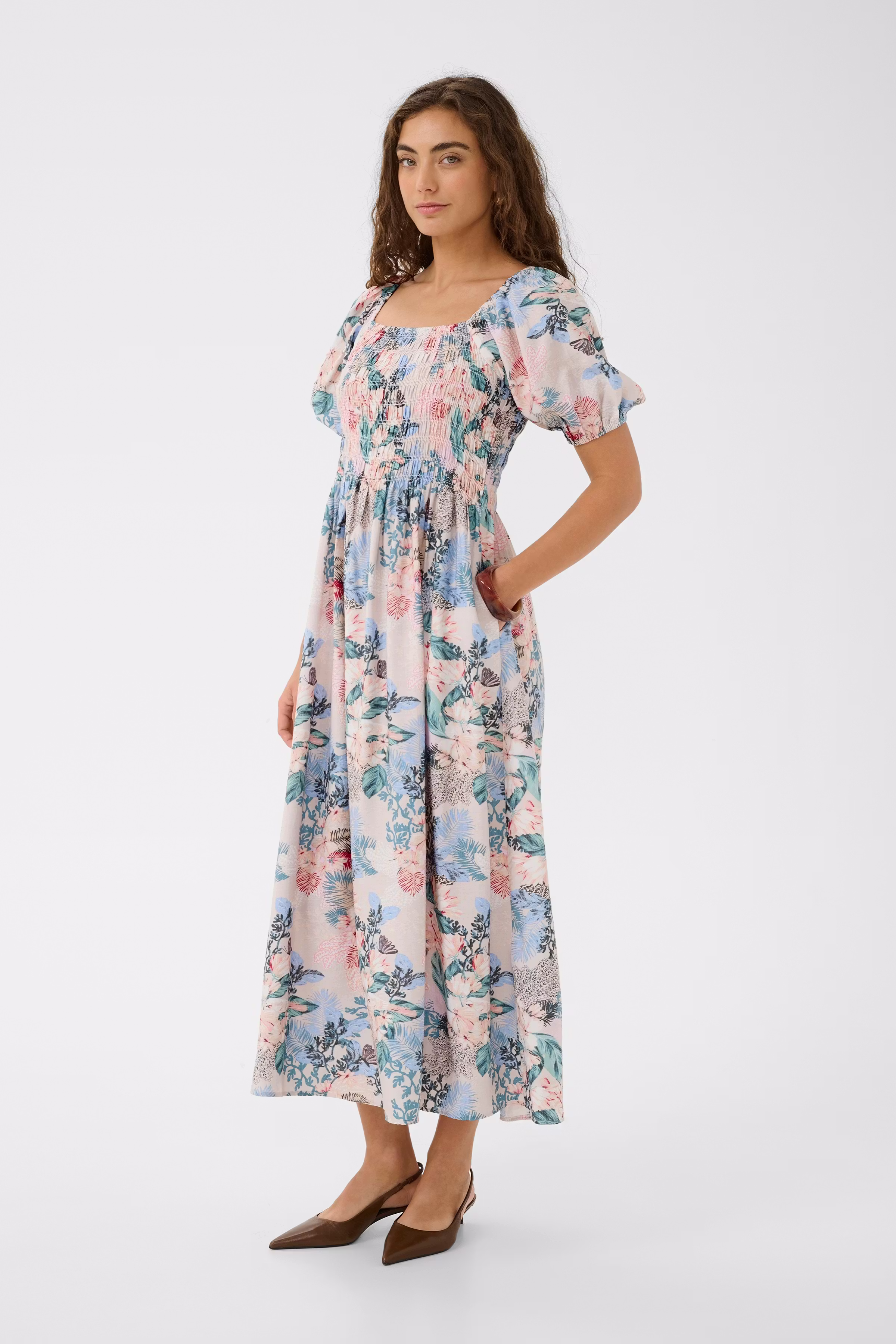 CUlotus Kjole LOOKBOOK FRONT 50113553-109402