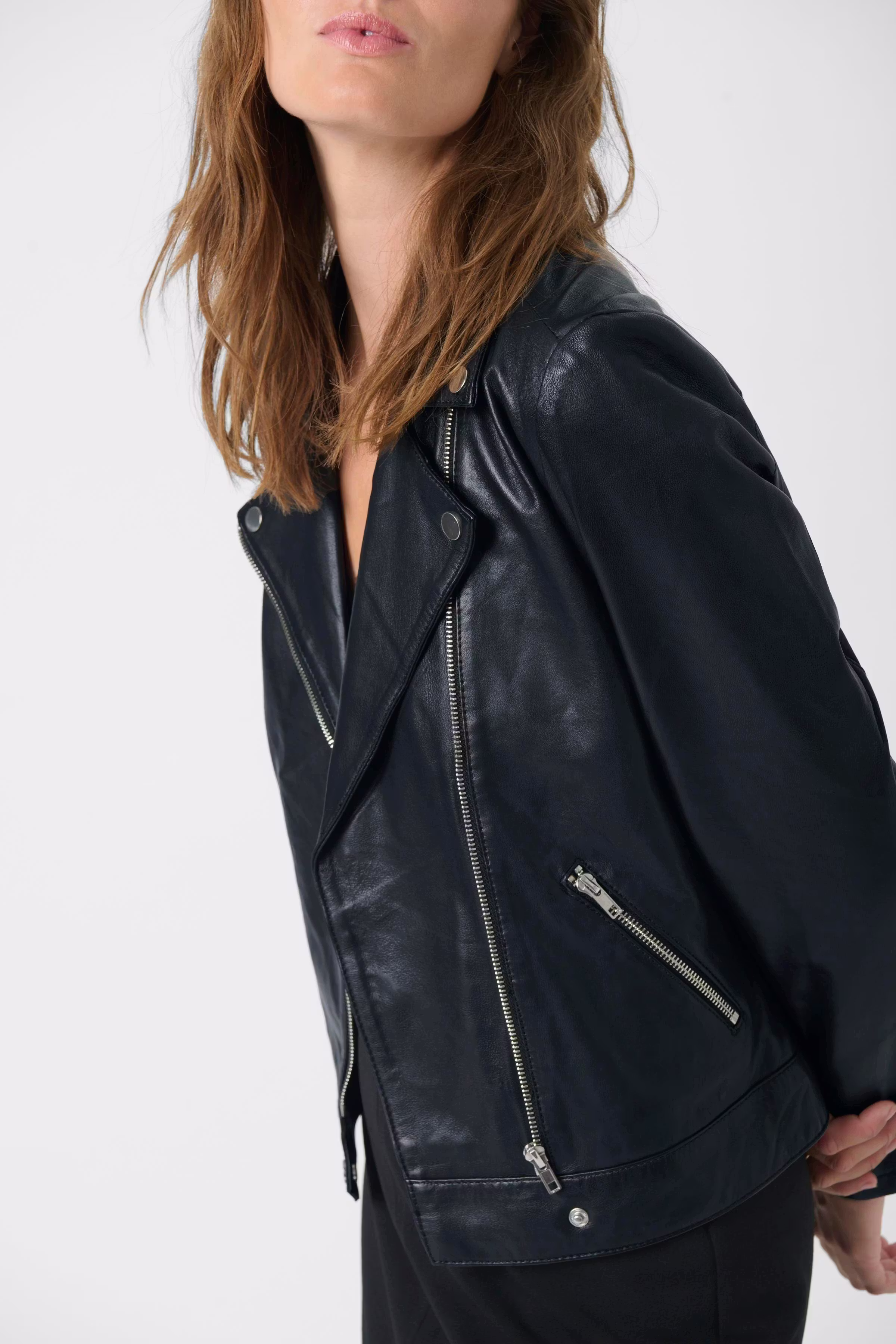 SLMaeve Læderjakke LOOKBOOK DETAIL 30403641-40050