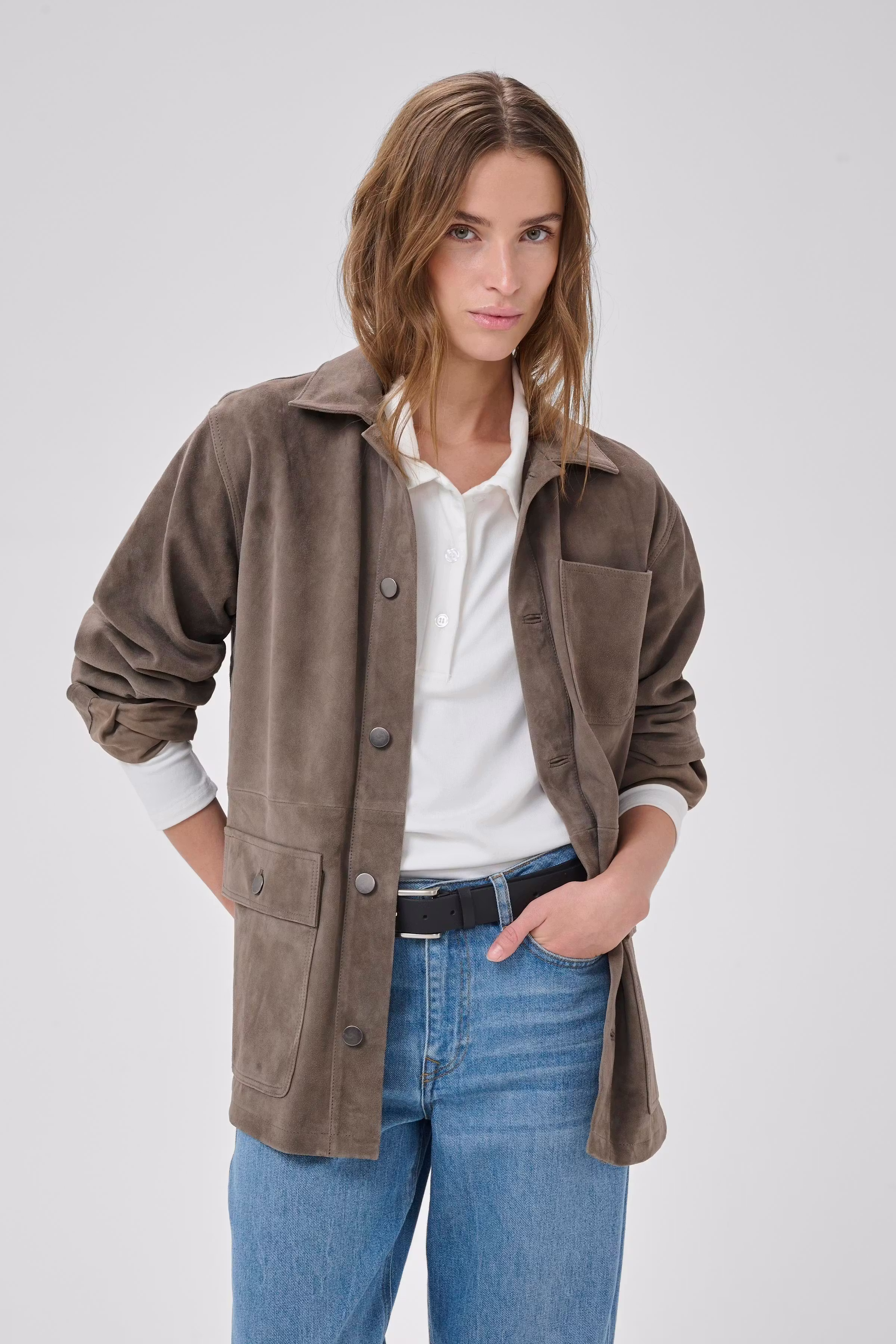 OllyMW semsket jakke LOOKBOOK FRONT 10705103-190810