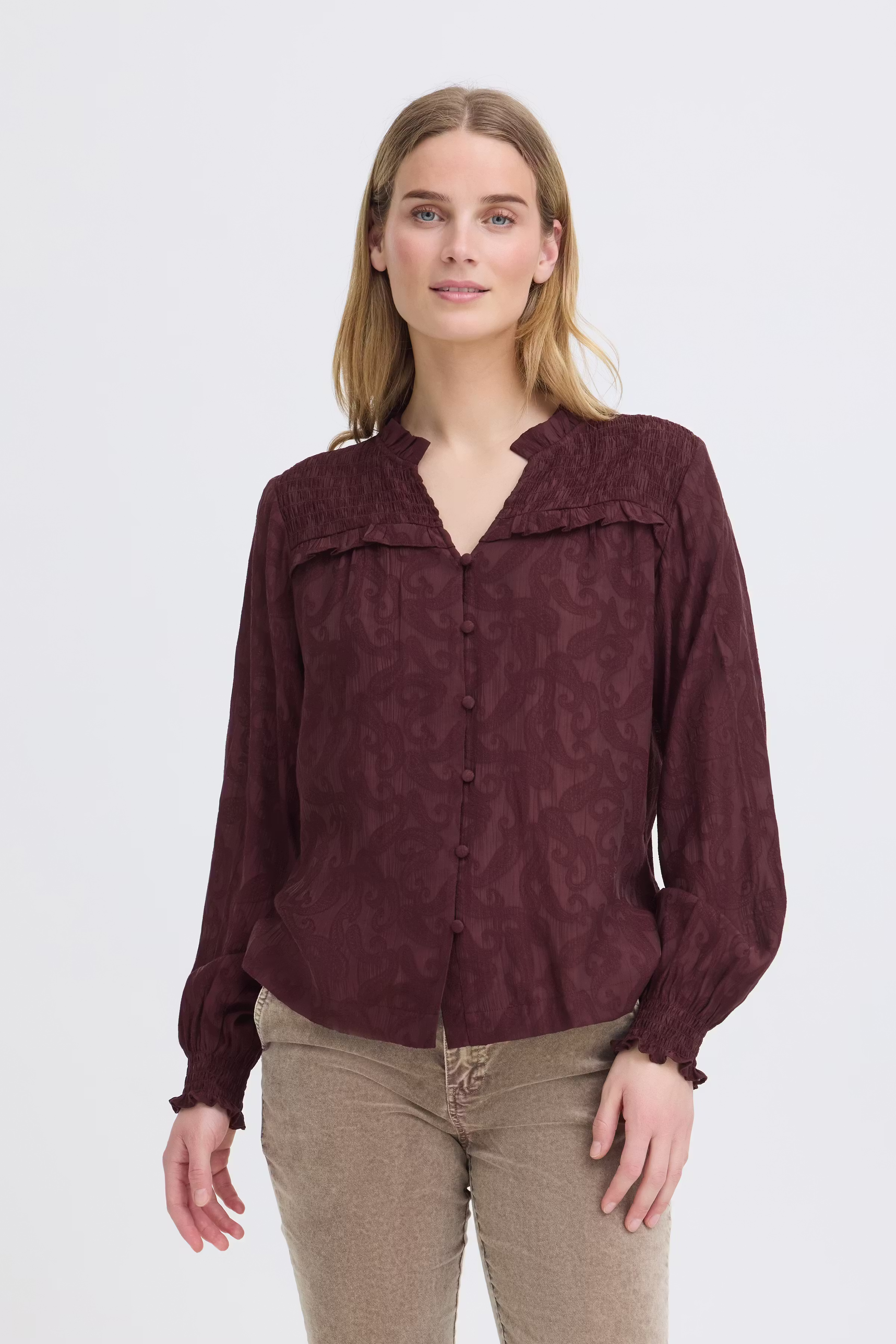 PZDINEA Skjorte LOOKBOOK FRONT 50210616-191110