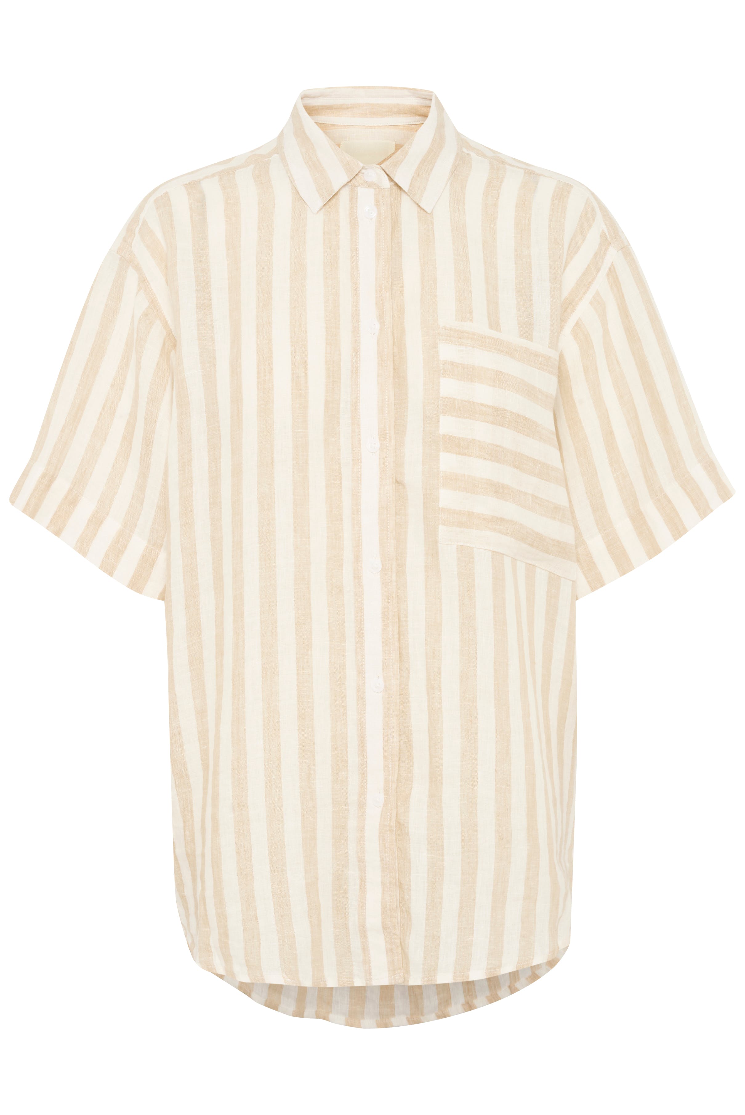 GarinePW Kortærmet hørskjorte PACK FRONT 30308749-302909