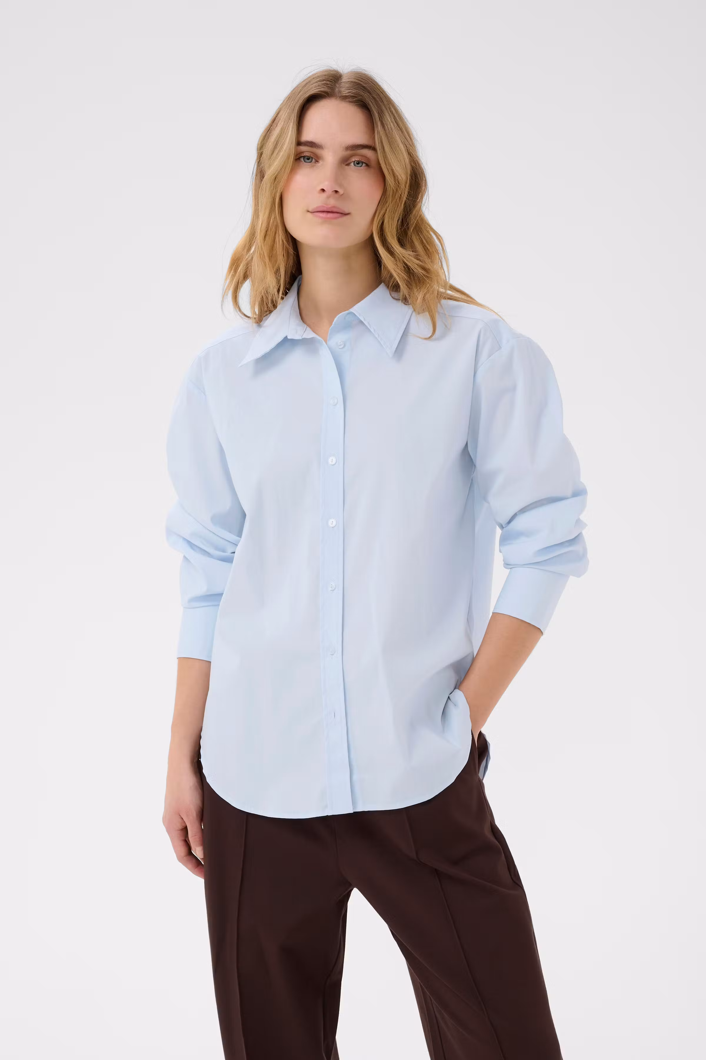 ZaynaPW Skjorte LOOKBOOK FRONT 30310288-144110
