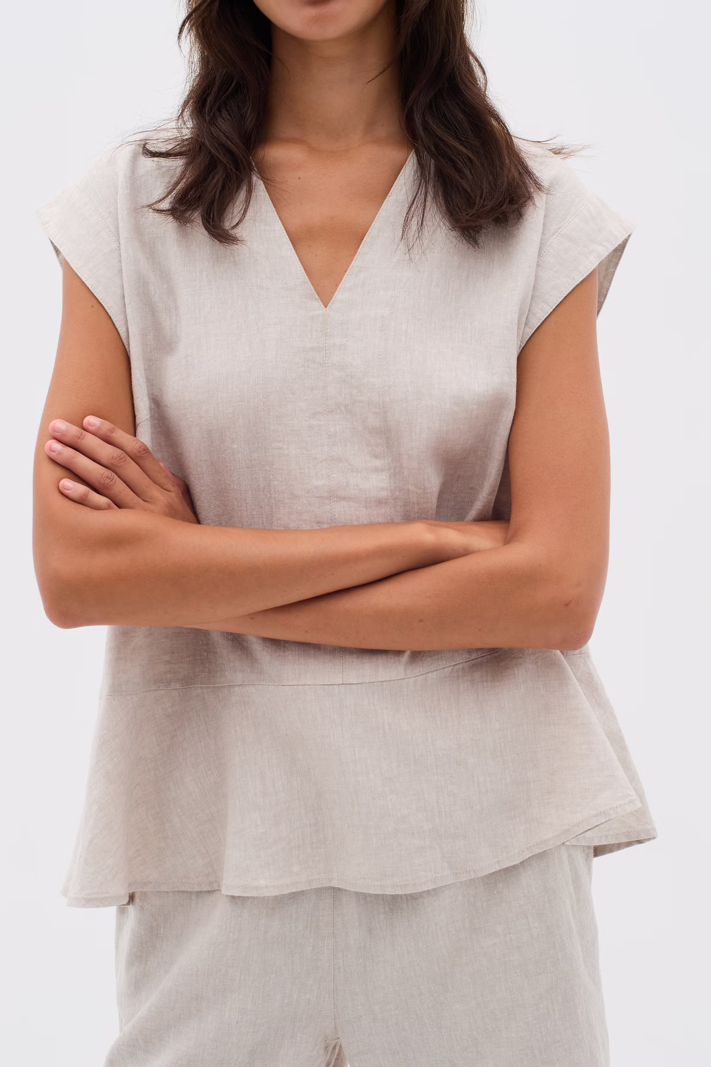 RimoneIW Linen Top LOOKBOOK FRONT 30110361-1304031