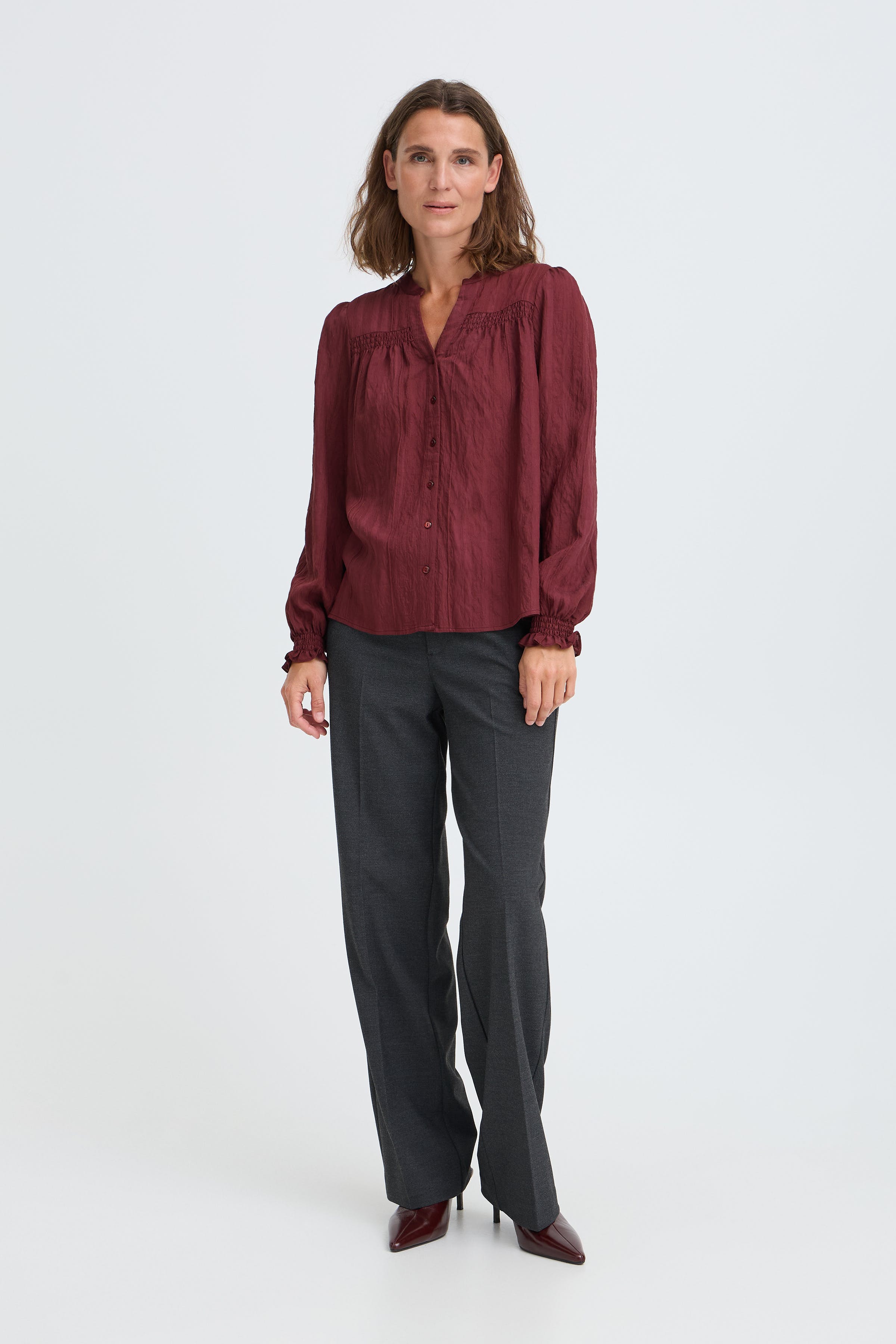 PZESMEE Skjorte LOOKBOOK FRONT 50210740-191627