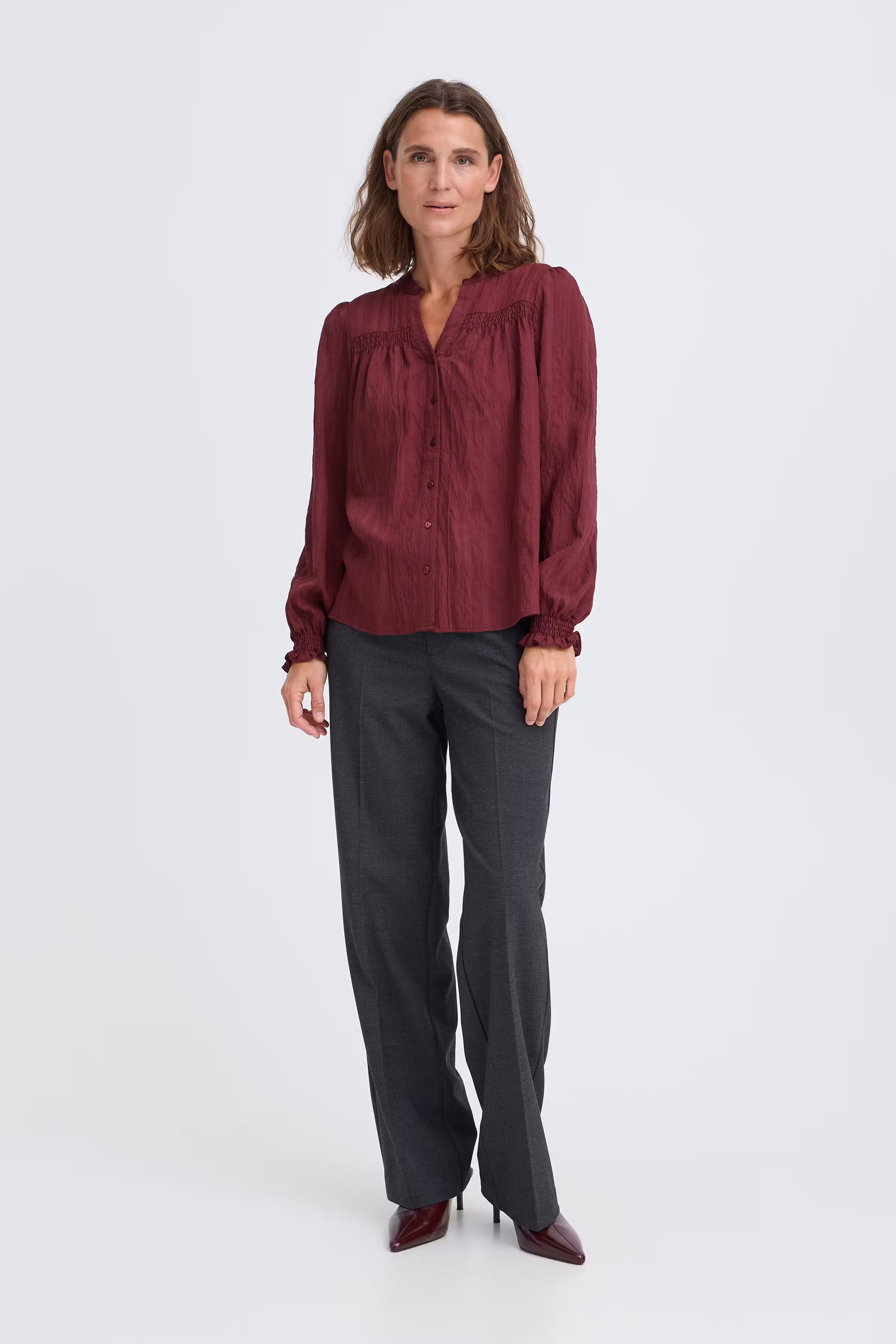 PZESMEE Skjorte LOOKBOOK FRONT 50210740-191627