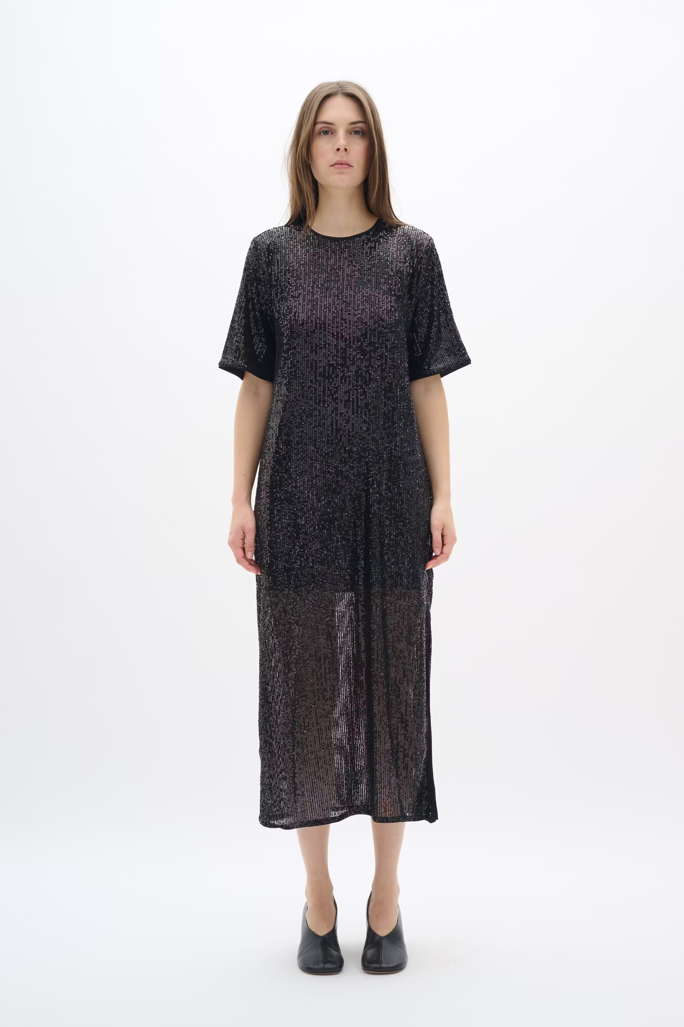 BarbaraIW Paillette Kleid LOOKBOOK FRONT 30109898-194008