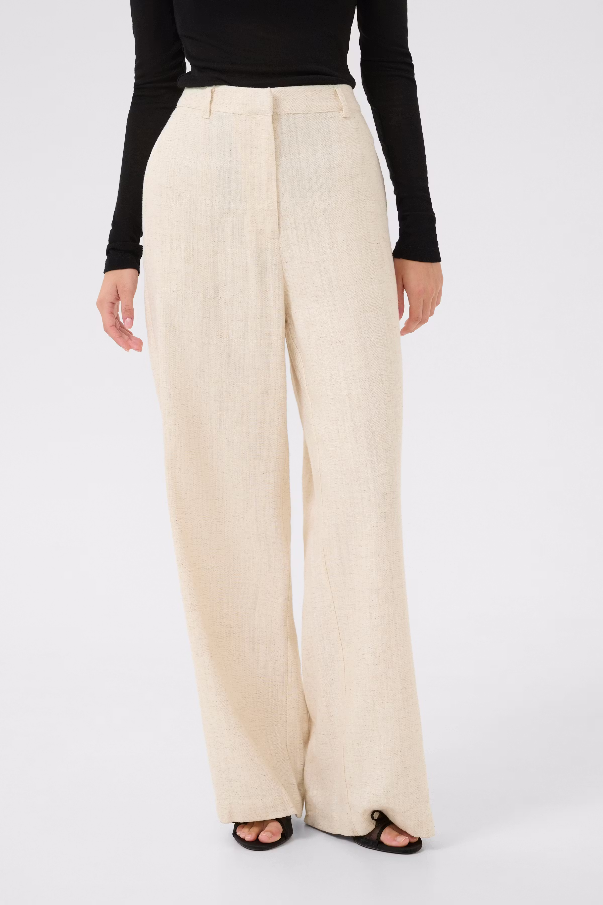 KBUmbro Trousers in linen blend LOOKBOOK FRONT 10105382-120703