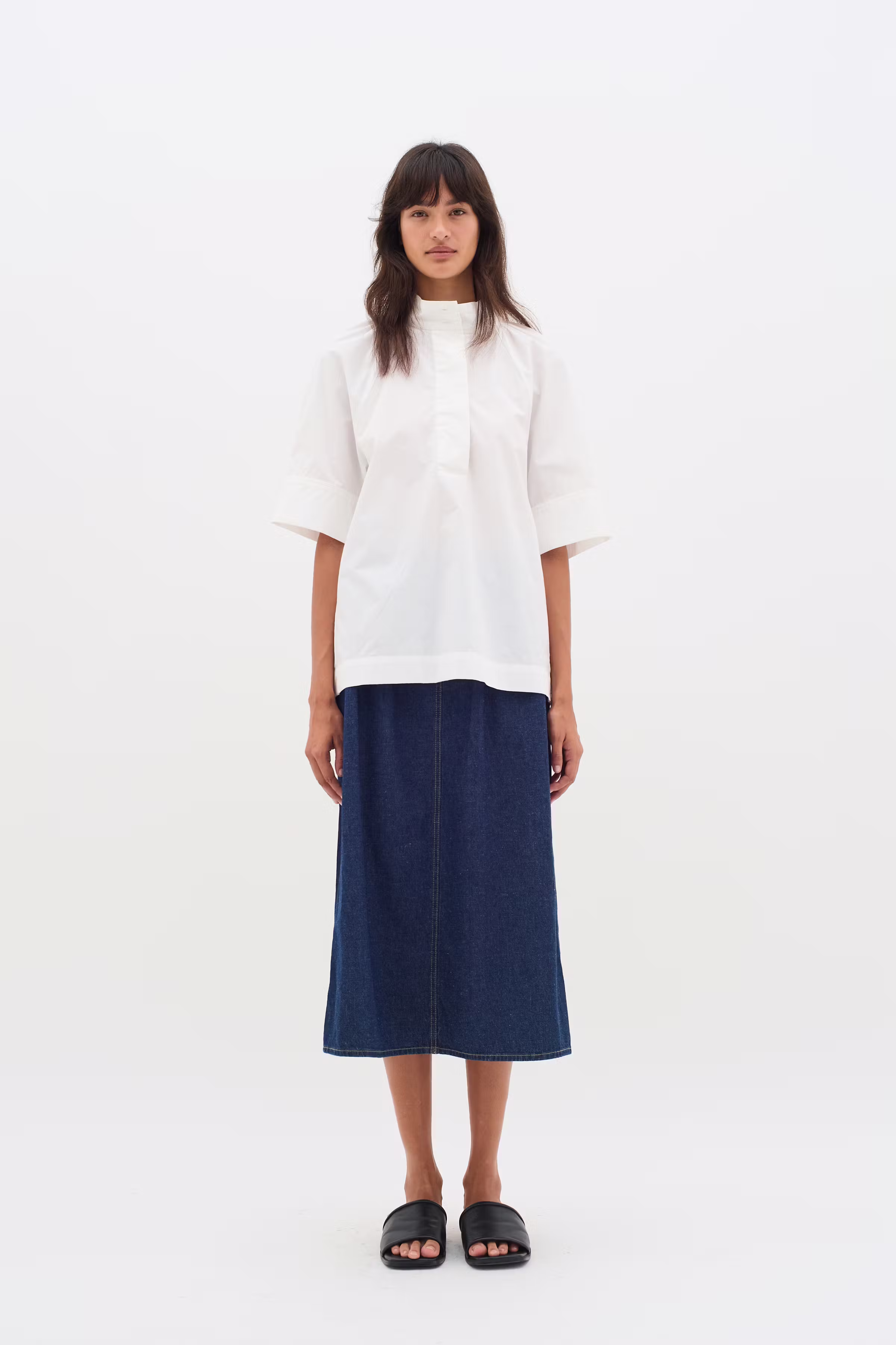 MerlissaIW kortærmet Skjorte LOOKBOOK FRONT 30109675-300001