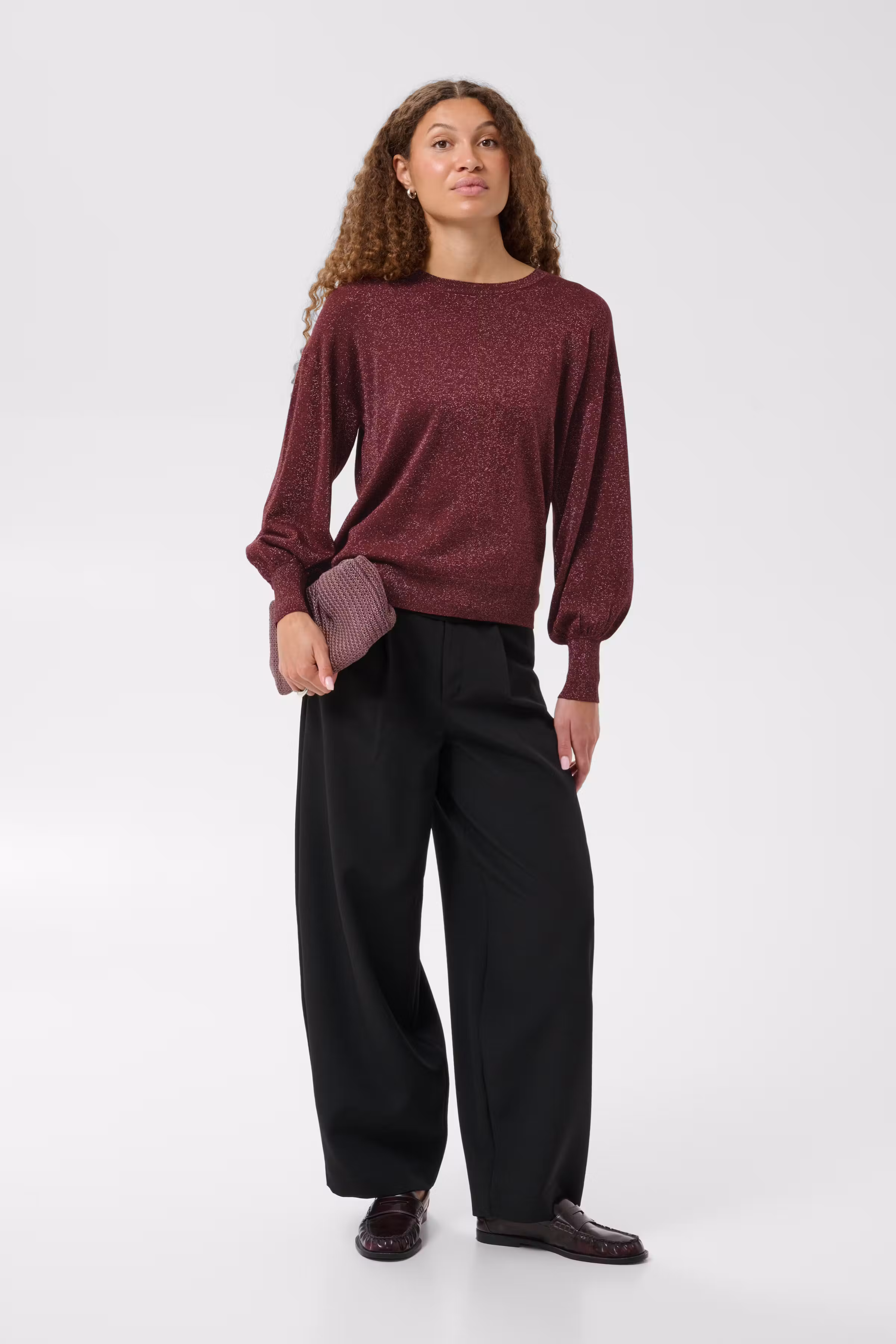 KAregina Glimmer striktrøje LOOKBOOK FRONT 10507977-191525