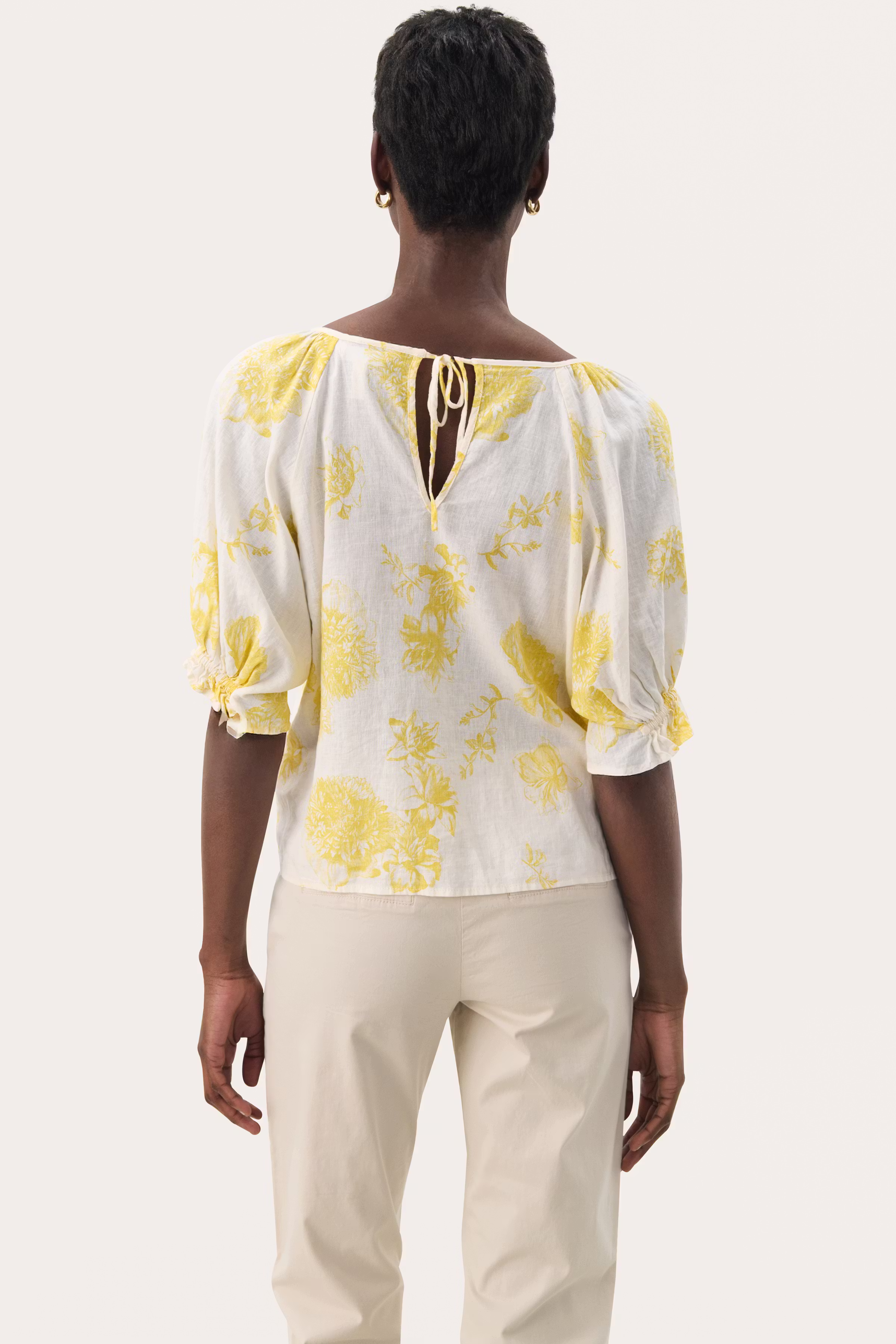 RosalynPW Leinen Bluse LOOKBOOK BACK 30309625-303793