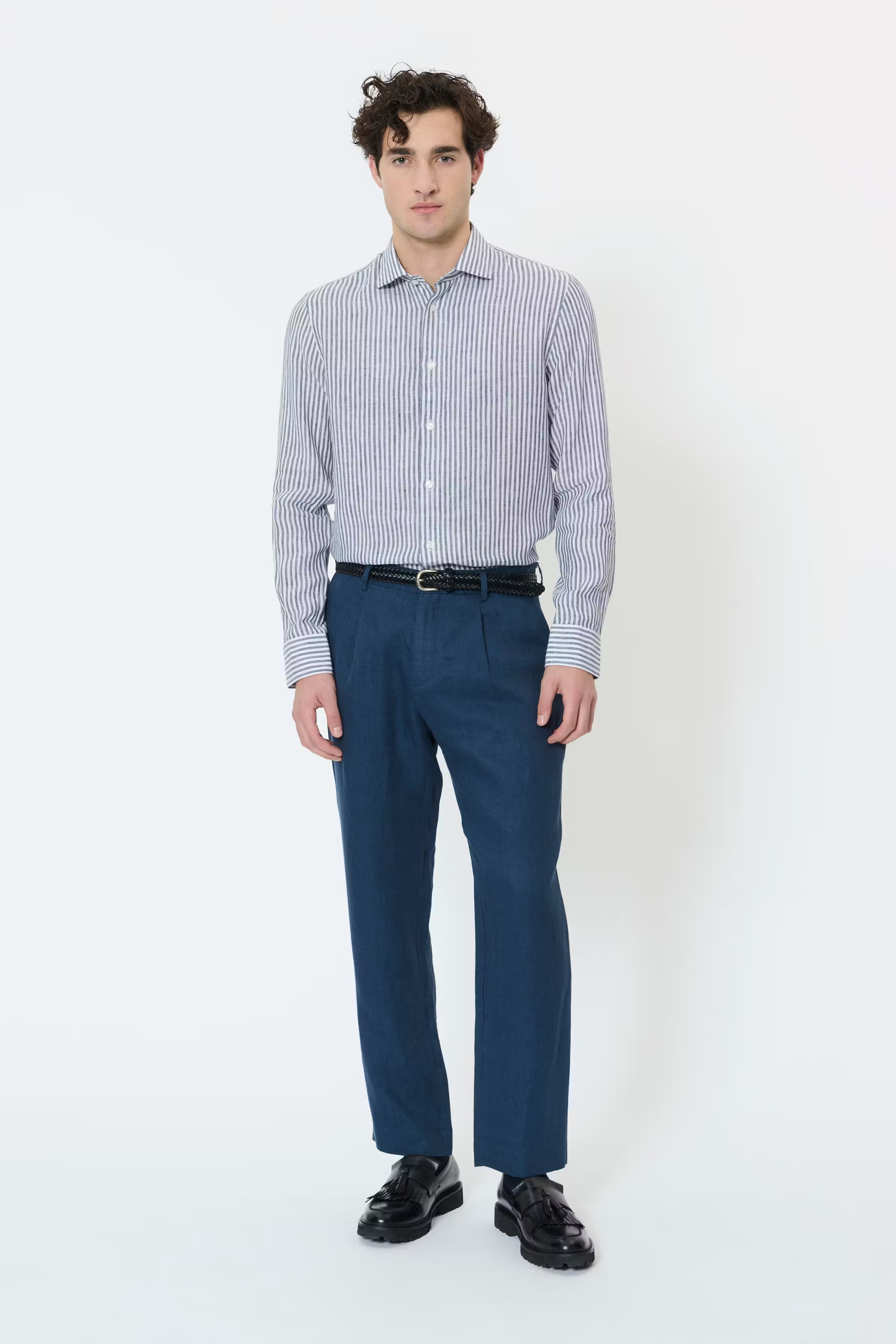 MAmarc Linnen Overhemd LOOKBOOK FRONT 30207239-194011