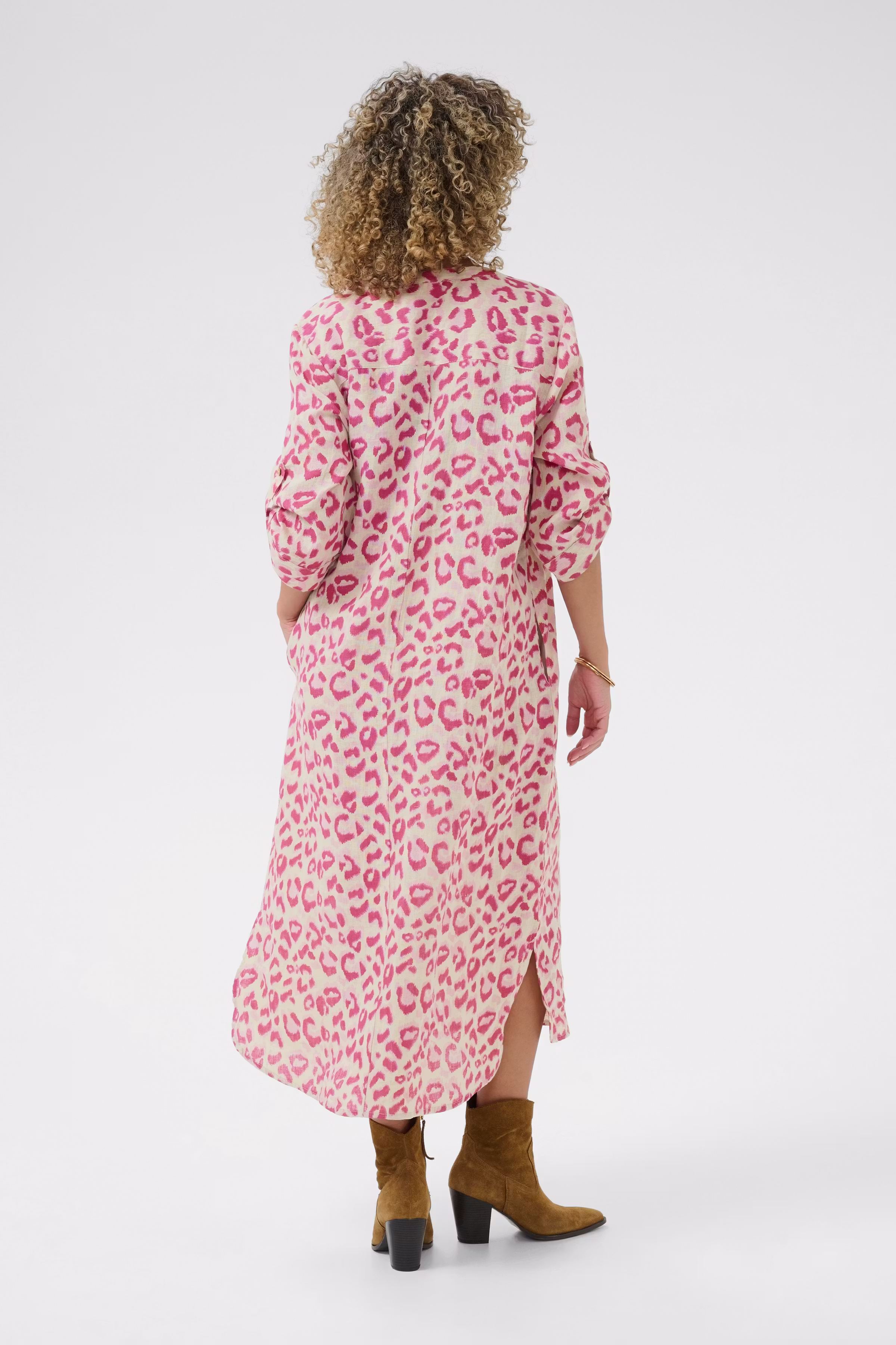 CRBellis Linne klänning LOOKBOOK BACK 10611577-107845