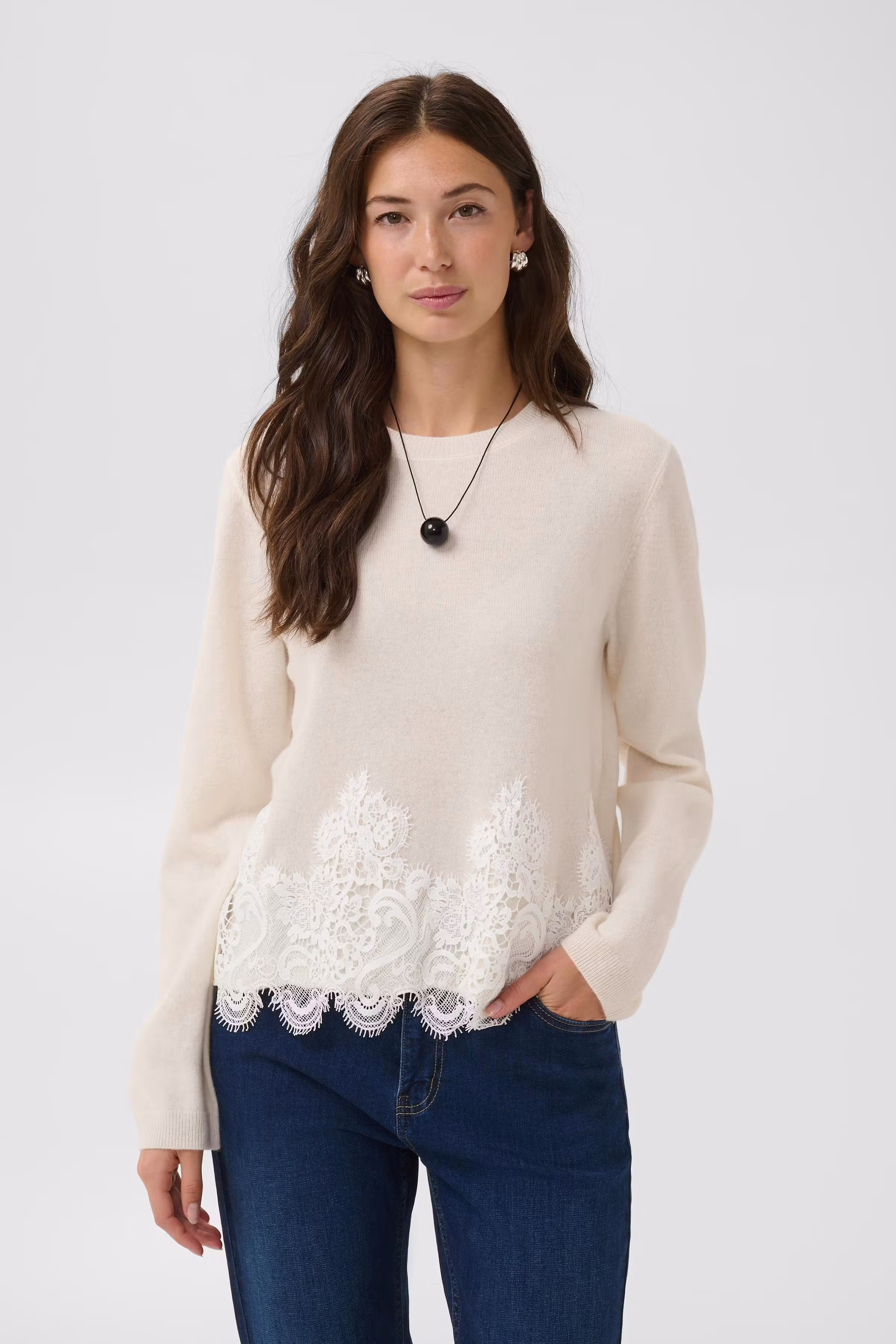 CUJACKLYN Pullover med blonde LOOKBOOK FRONT 50114062-110601