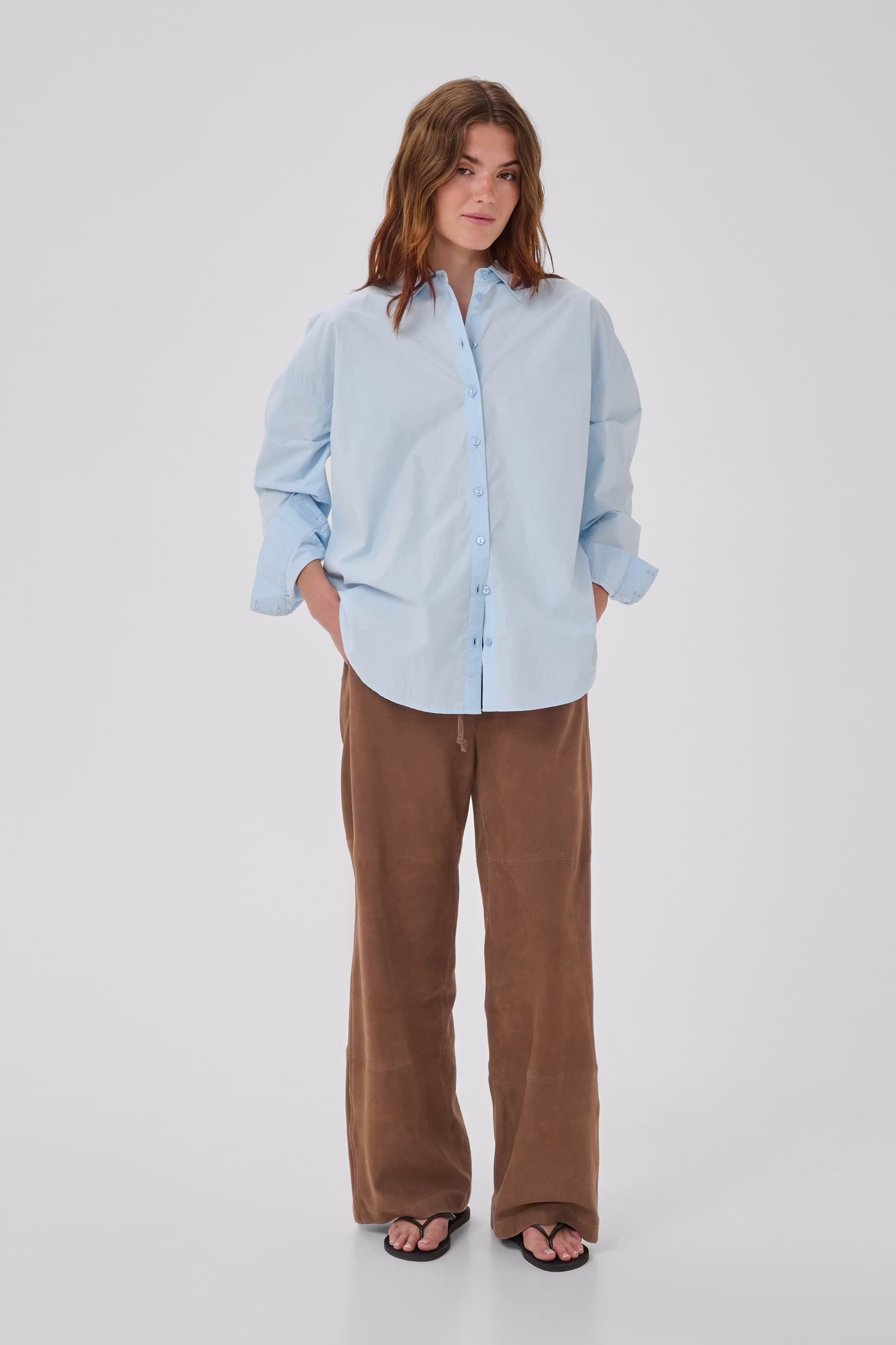 PetraMW Wildlederhose LOOKBOOK FRONT 10705272-108114