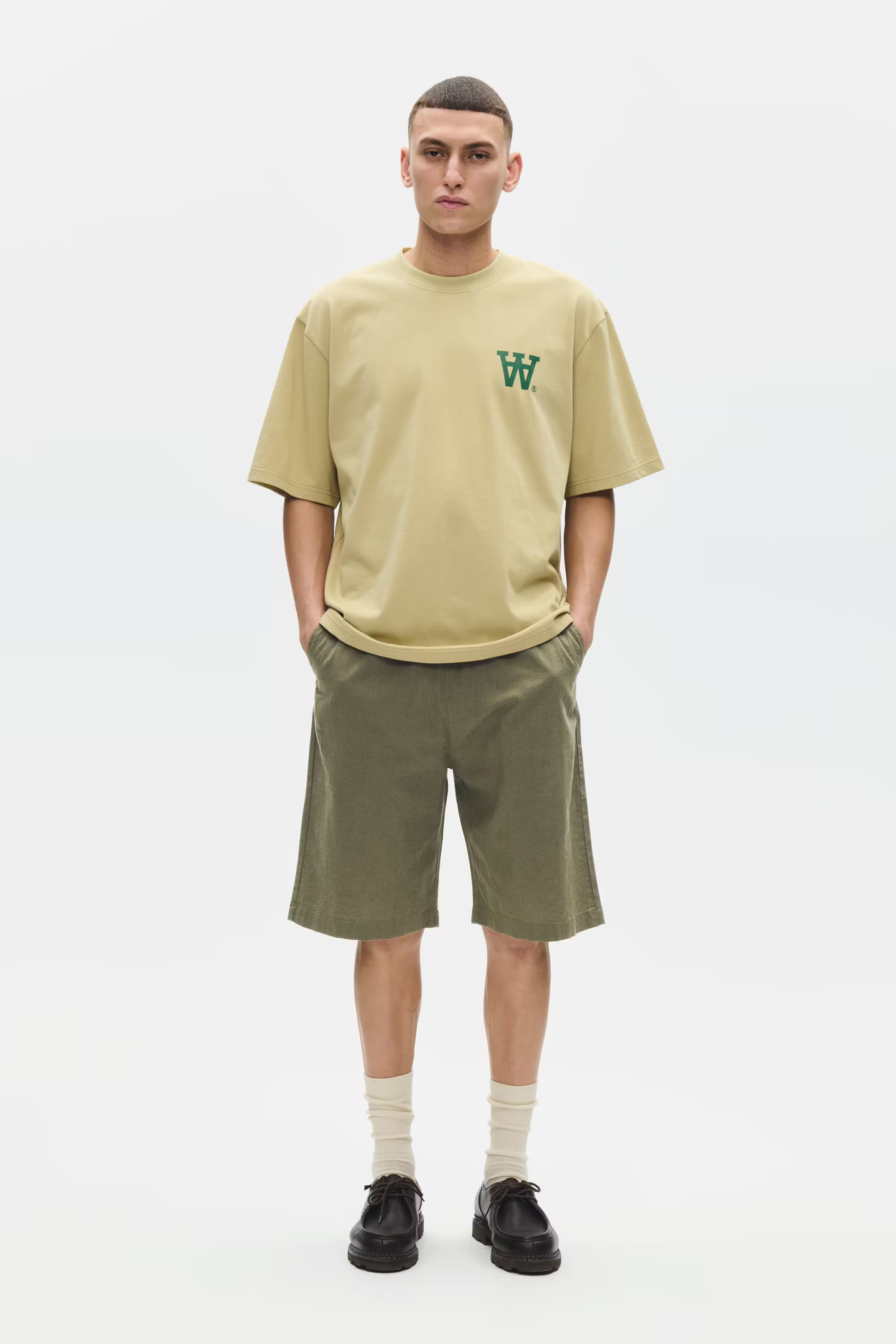 WWenoch Linen Shorts  LOOKBOOK FRONT 30251410-180515