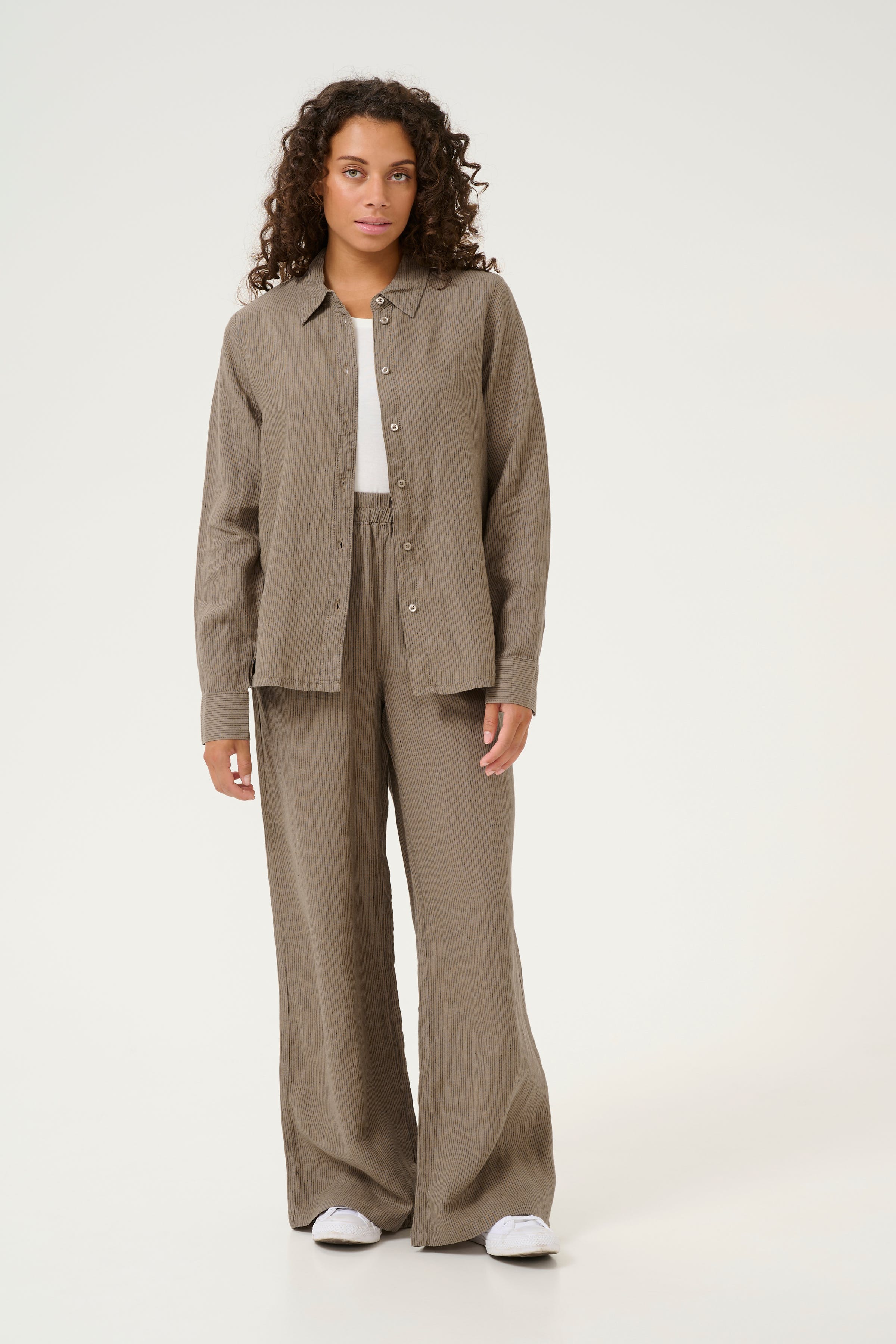 CUnyssa 100% Linne Skjorta  LOOKBOOK FRONT 50111694-107484