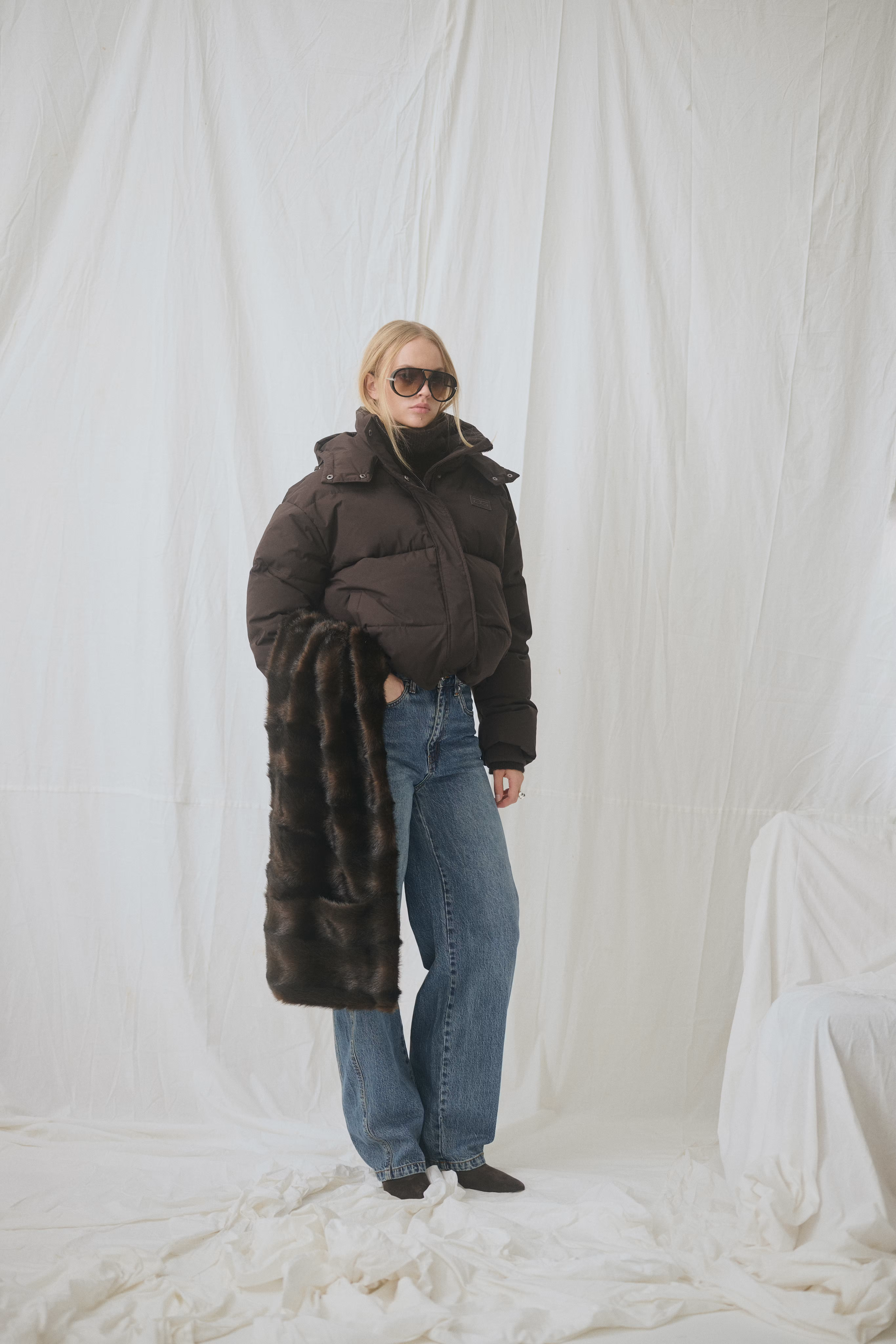 GZroa Short puffer jacket LOCATION NONE 10911235-191018
