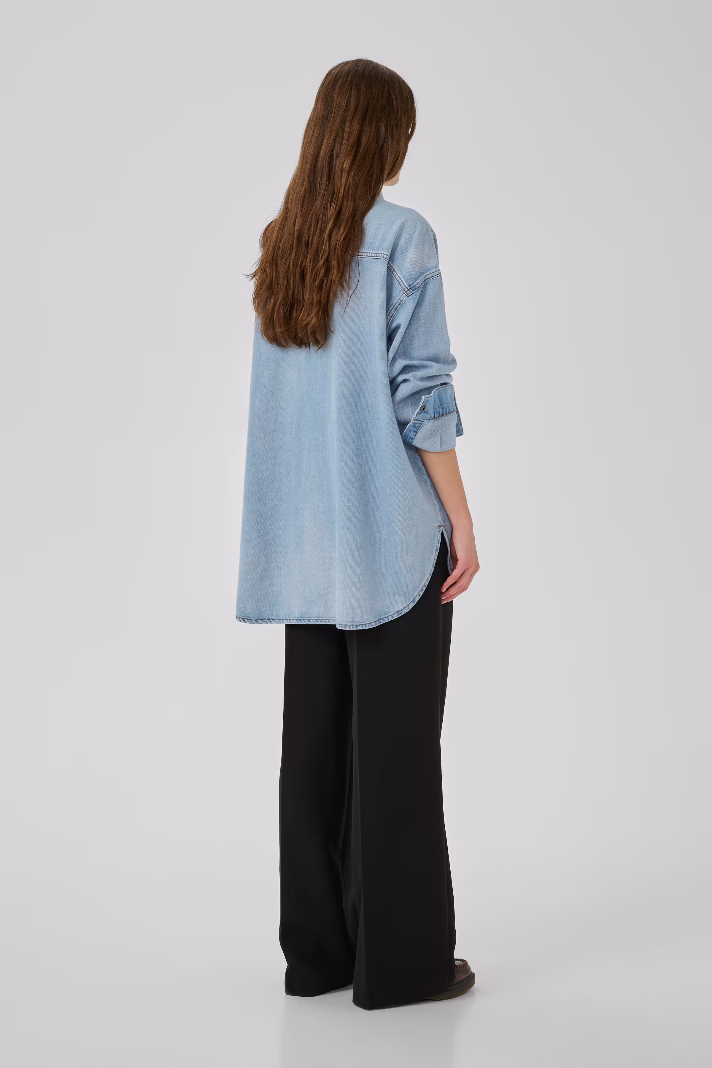 HilmaMW Denim overhemd LOOKBOOK BACK 10705096-100045