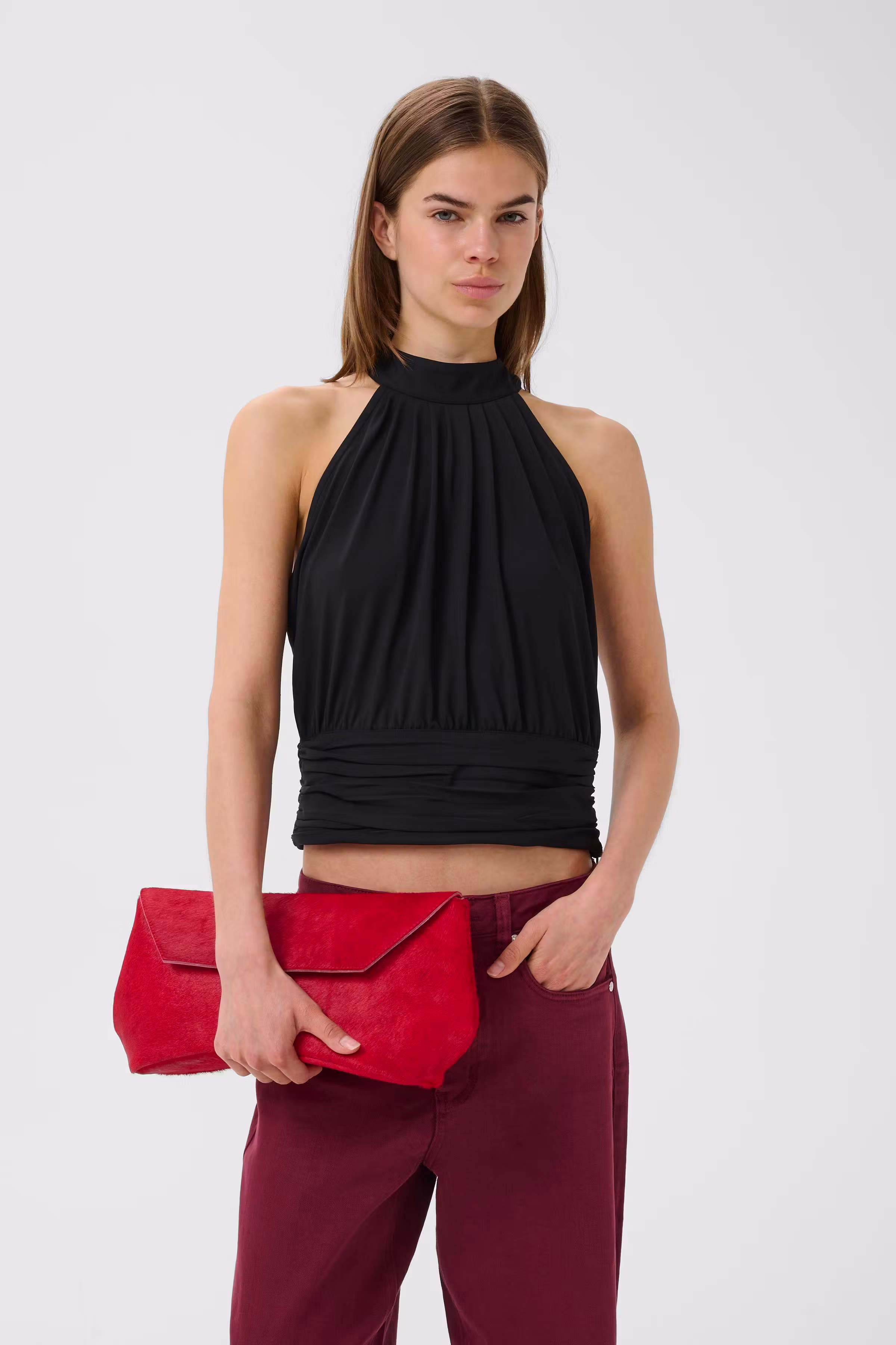  パテイークTOP GZkadie Top in black polyester