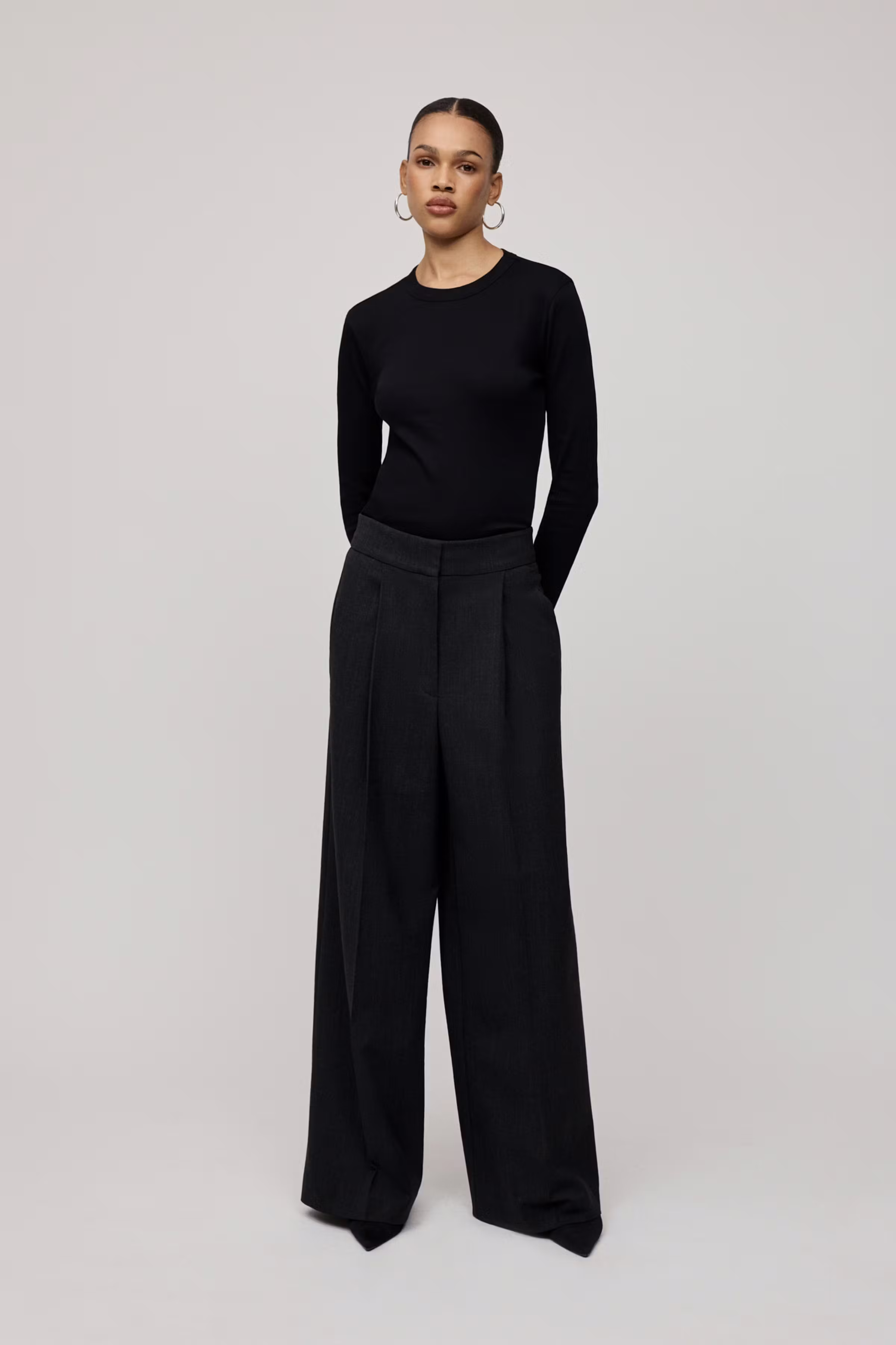 IOPRESCILLIA SUE Bukser LOOKBOOK FRONT 30600623-GY949