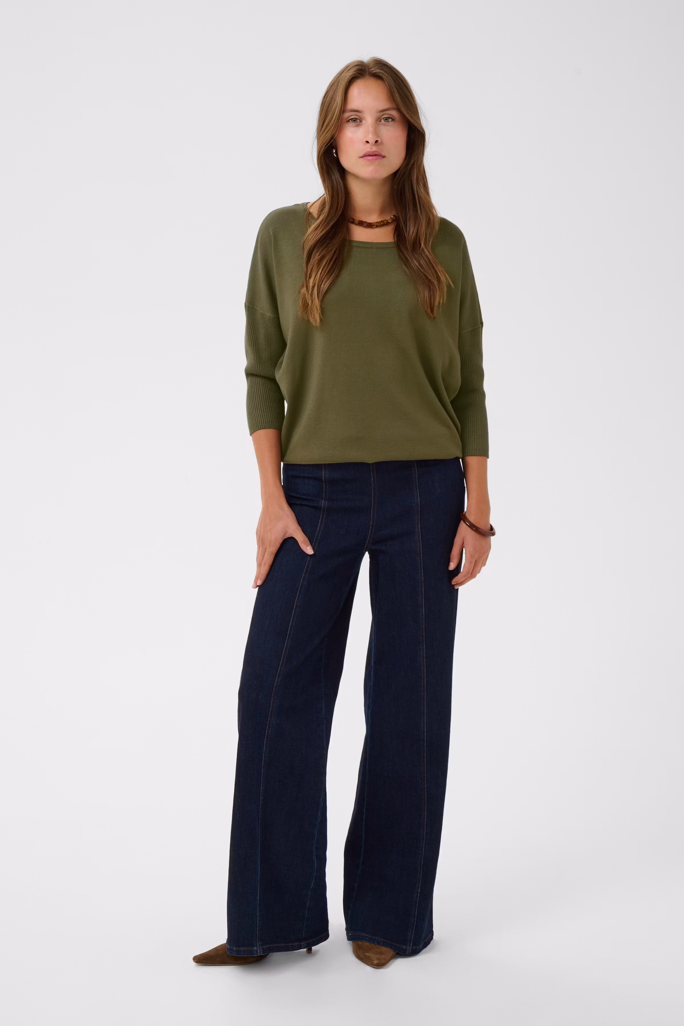 MilaSZ R-Neck Pullover LOOKBOOK FRONT 30500003-1804201