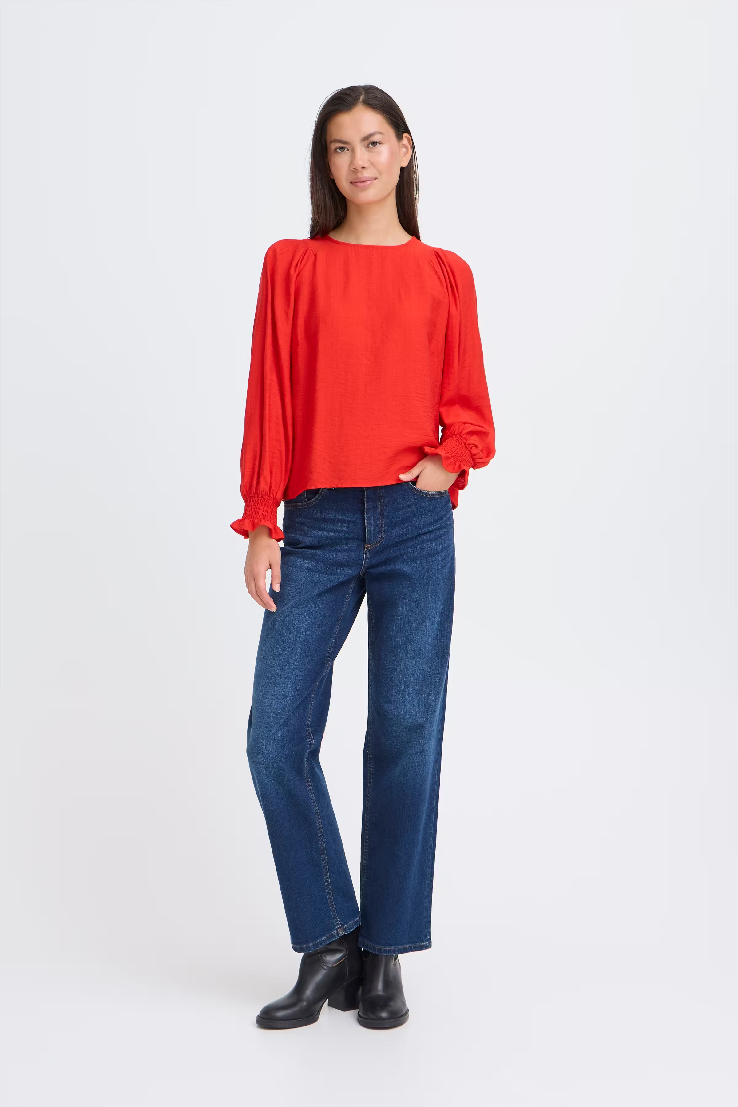 IXWILMA Bluse LOOKBOOK FRONT 20123703-191763