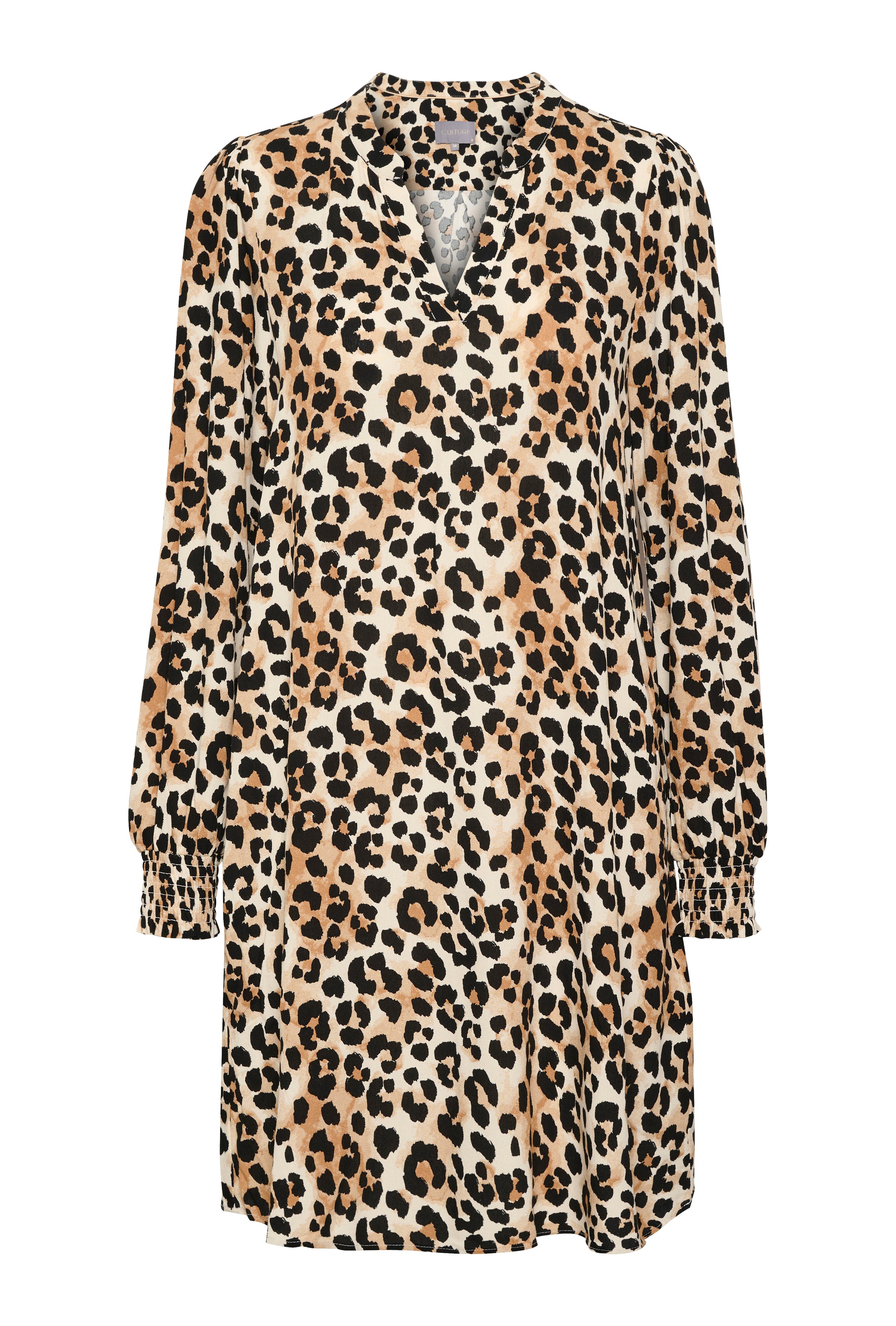 CUatlas Leopard klänning PACK FRONT 50110151-500089