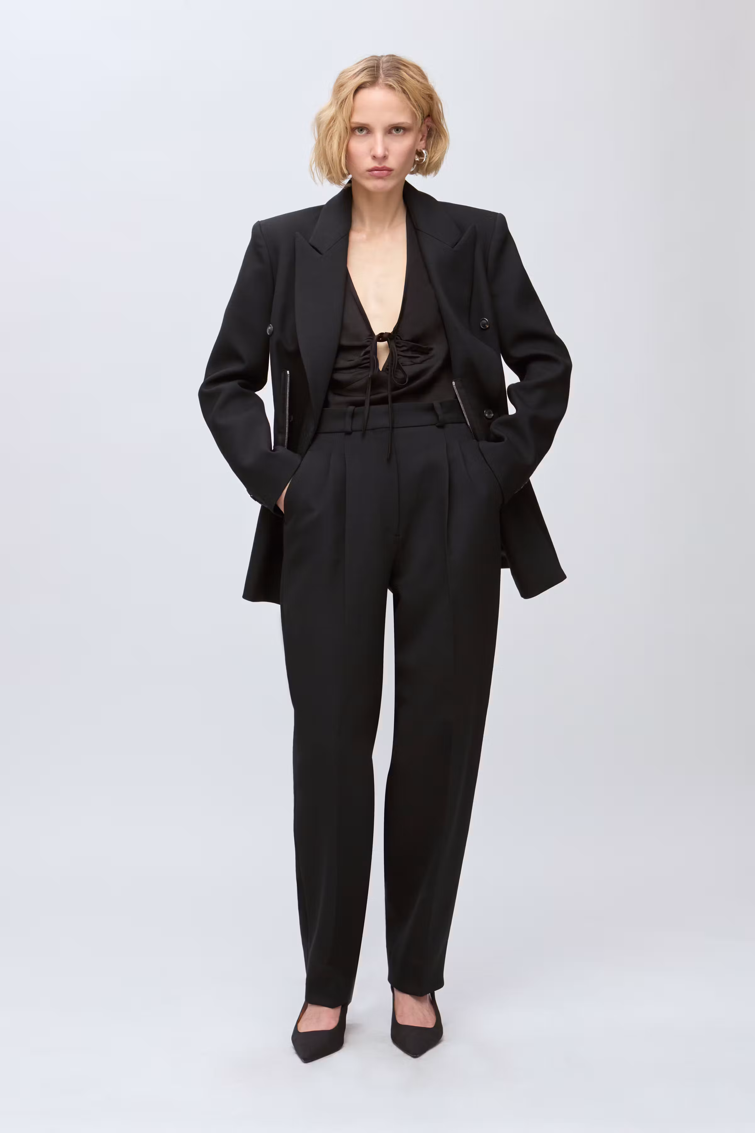 IOJunko Blazer LOOKBOOK FRONT 30600055-BK999