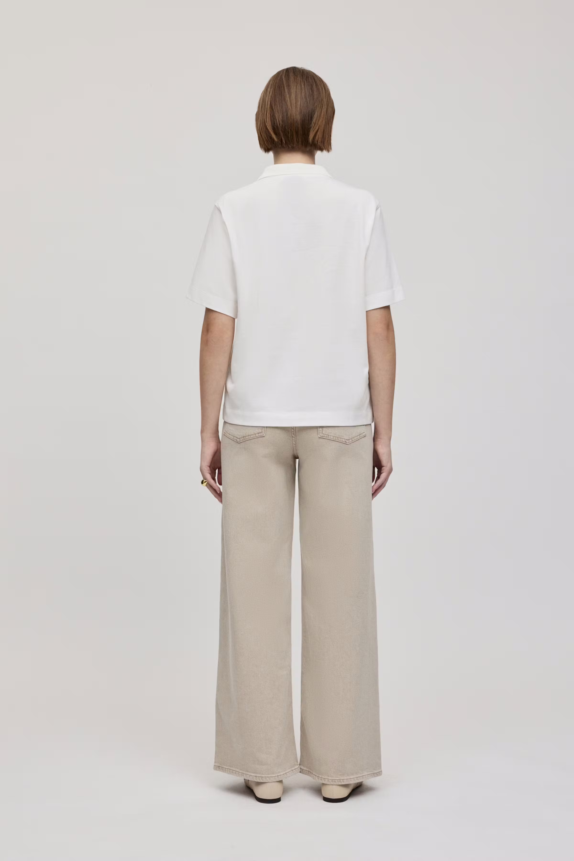 Fabiola T-shirt LOOKBOOK BACK 30600486-WH010