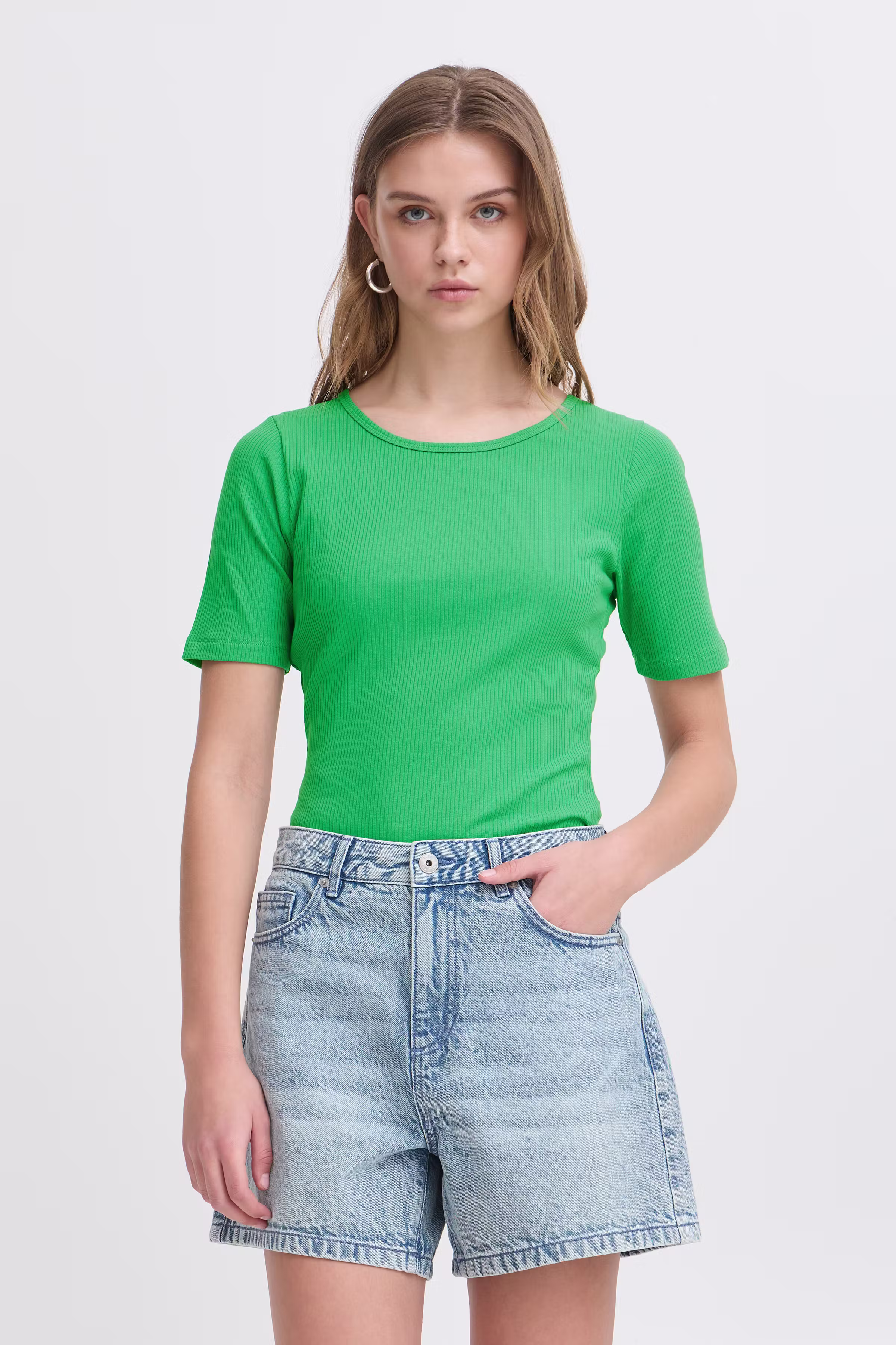 IHPALMER RIB T-shirt LOOKBOOK FRONT 20120343-175923