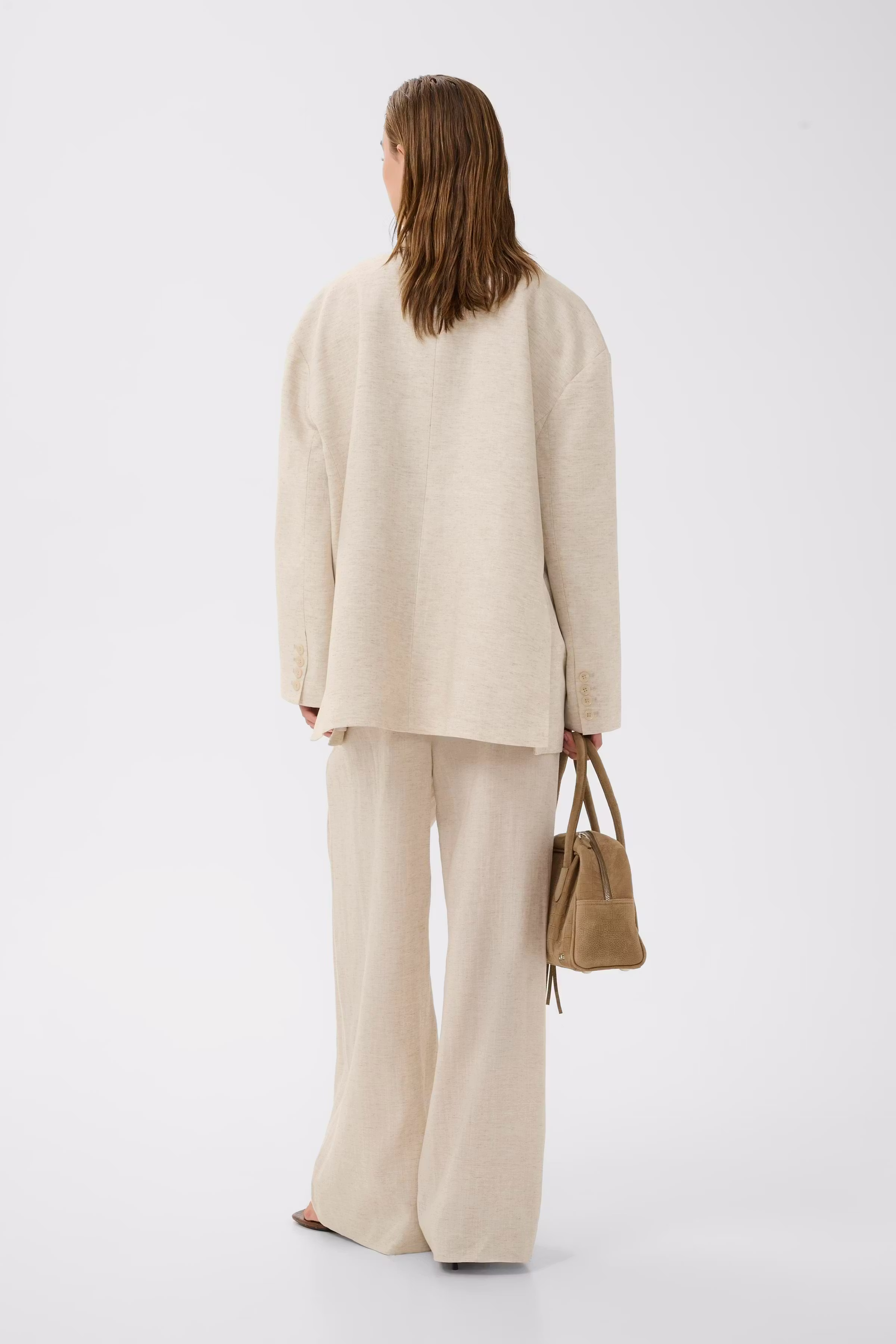 GZriava Linen blazer LOOKBOOK BACK 10911268-107203