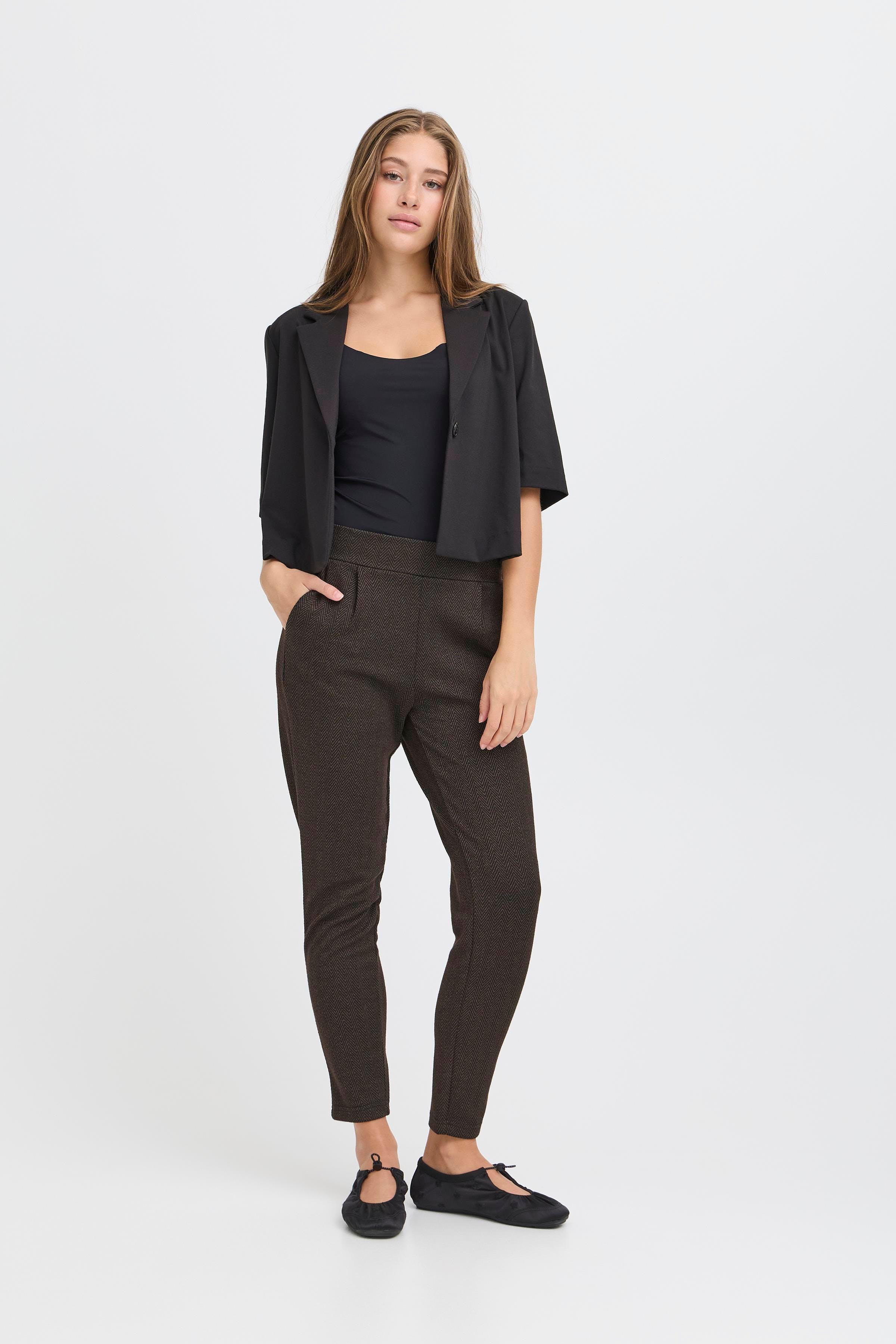 IHKATE JACQUARD Trousers LOOKBOOK FRONT 20121601-900001779