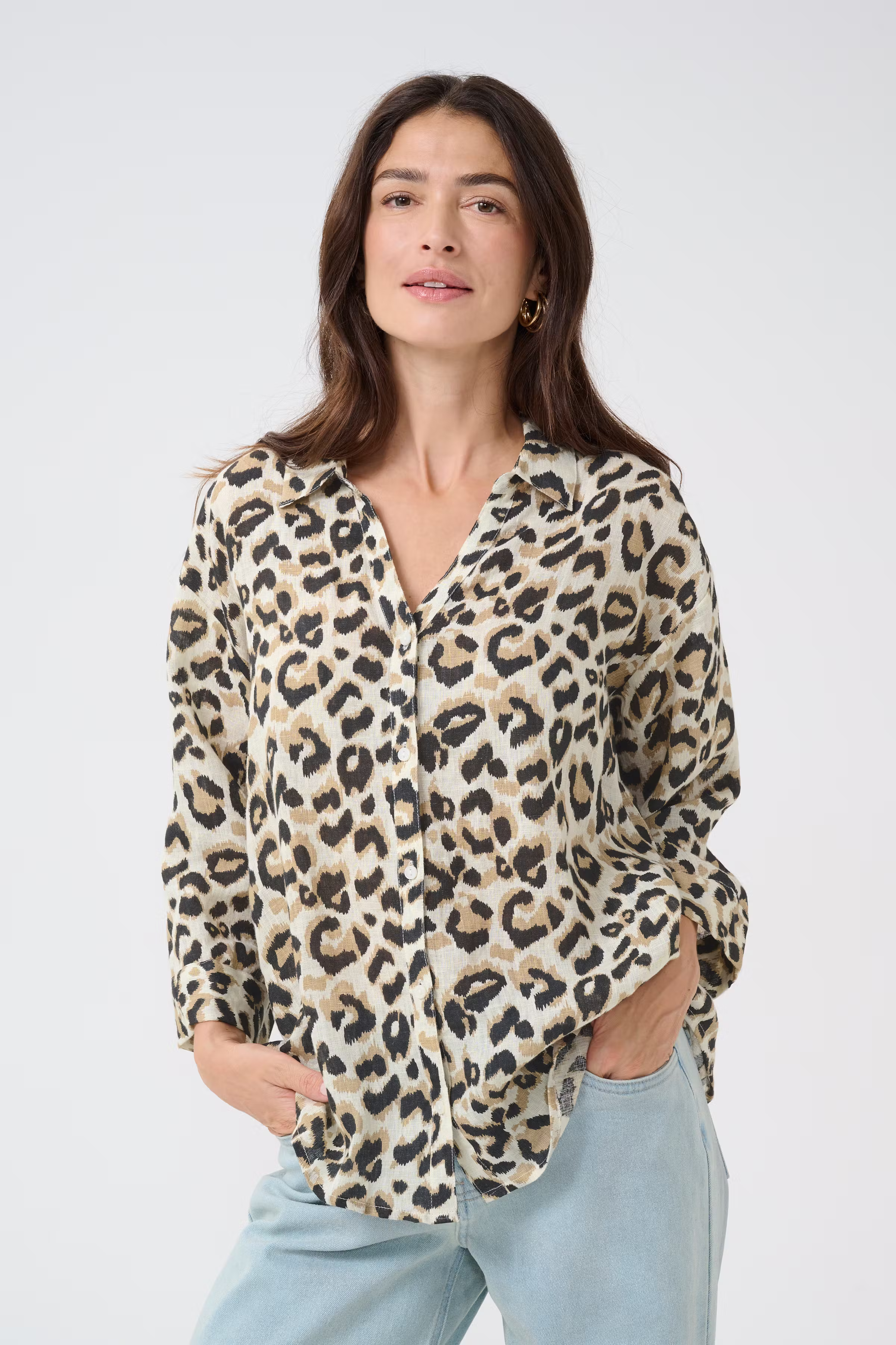 CRBellis Leinen Hemd LOOKBOOK FRONT 10612267-107352
