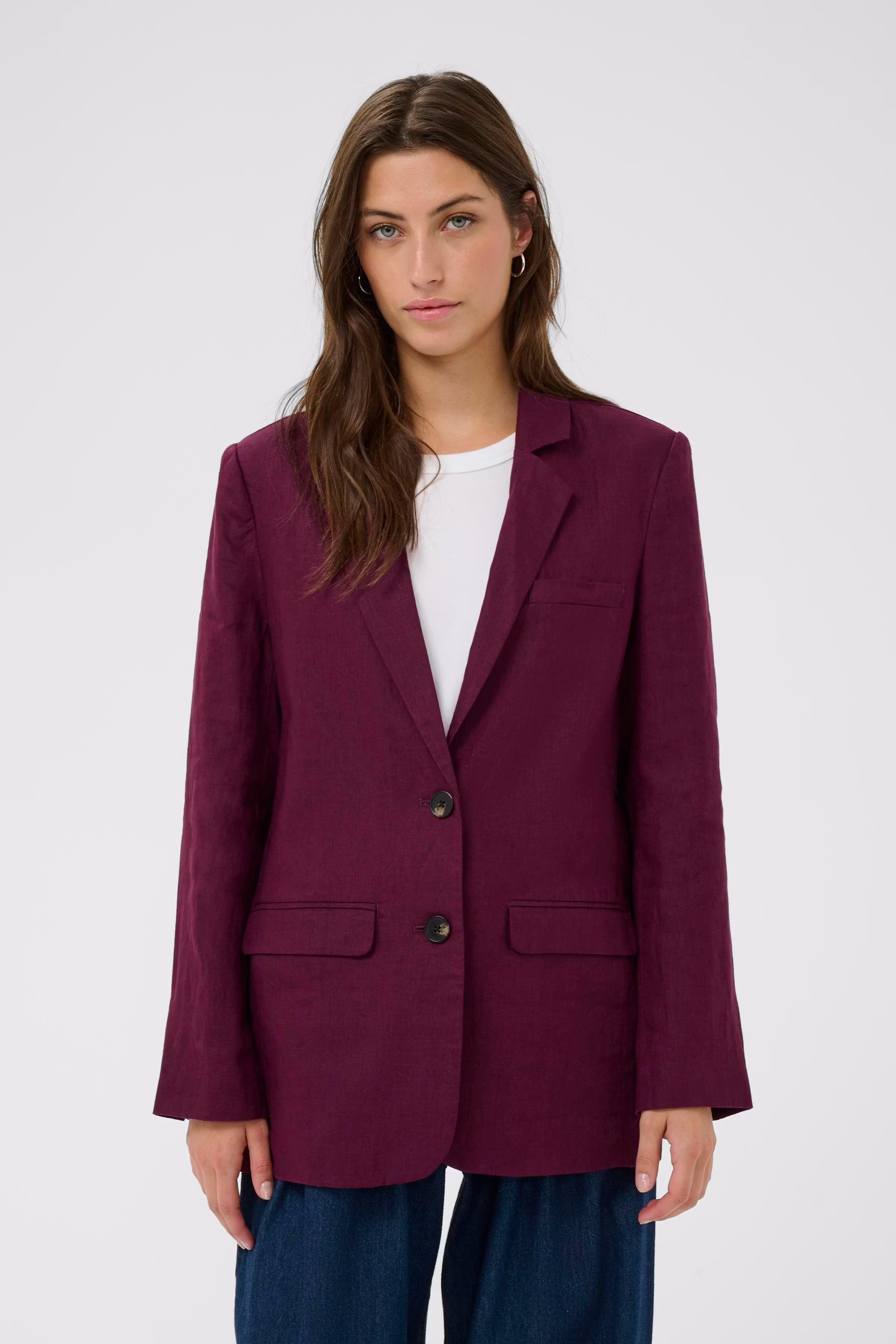 NyanPW Linen Blazer LOOKBOOK FRONT 30309561-191718