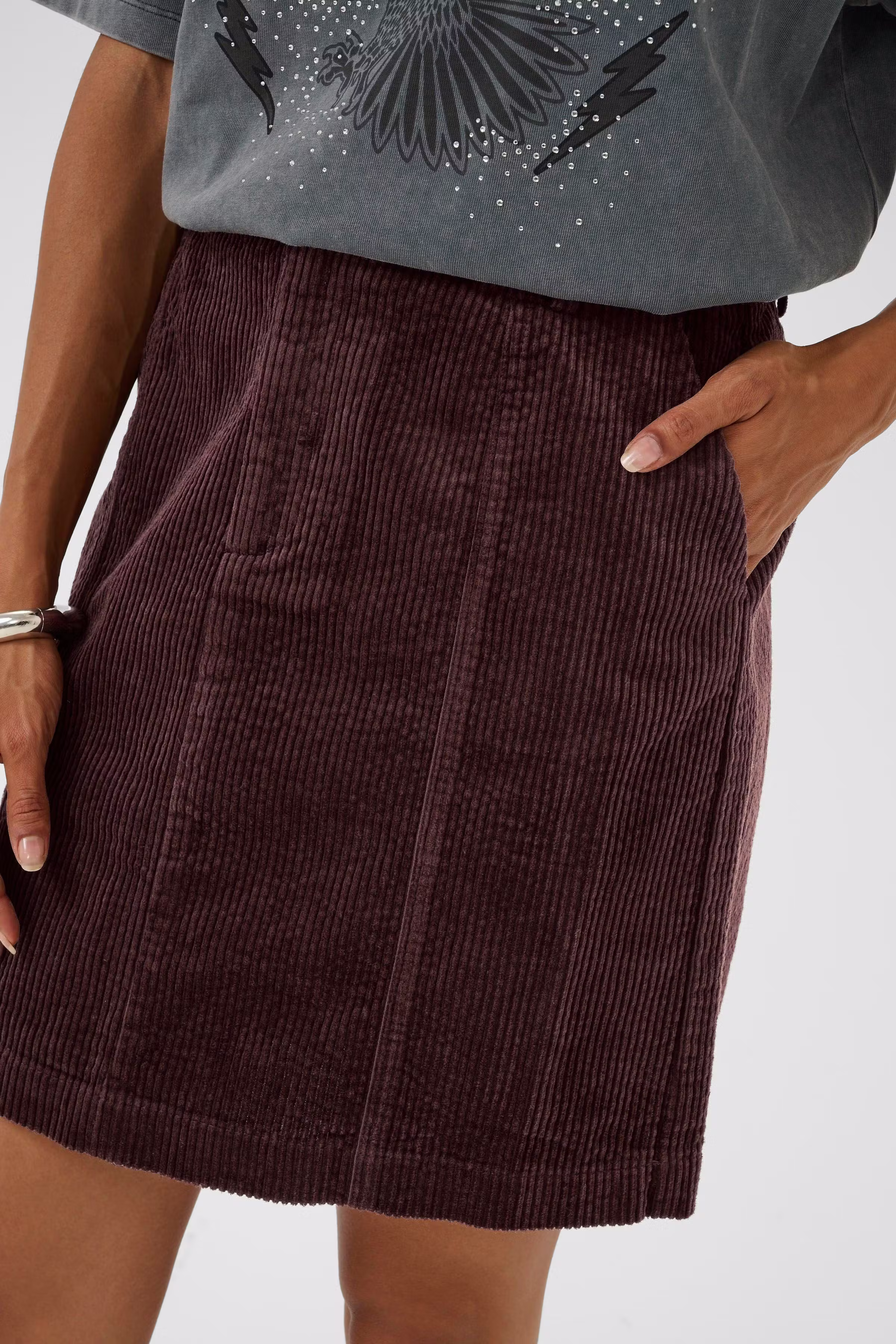 CUbaela Corduroy skirt LOOKBOOK DETAIL 50112266-191317
