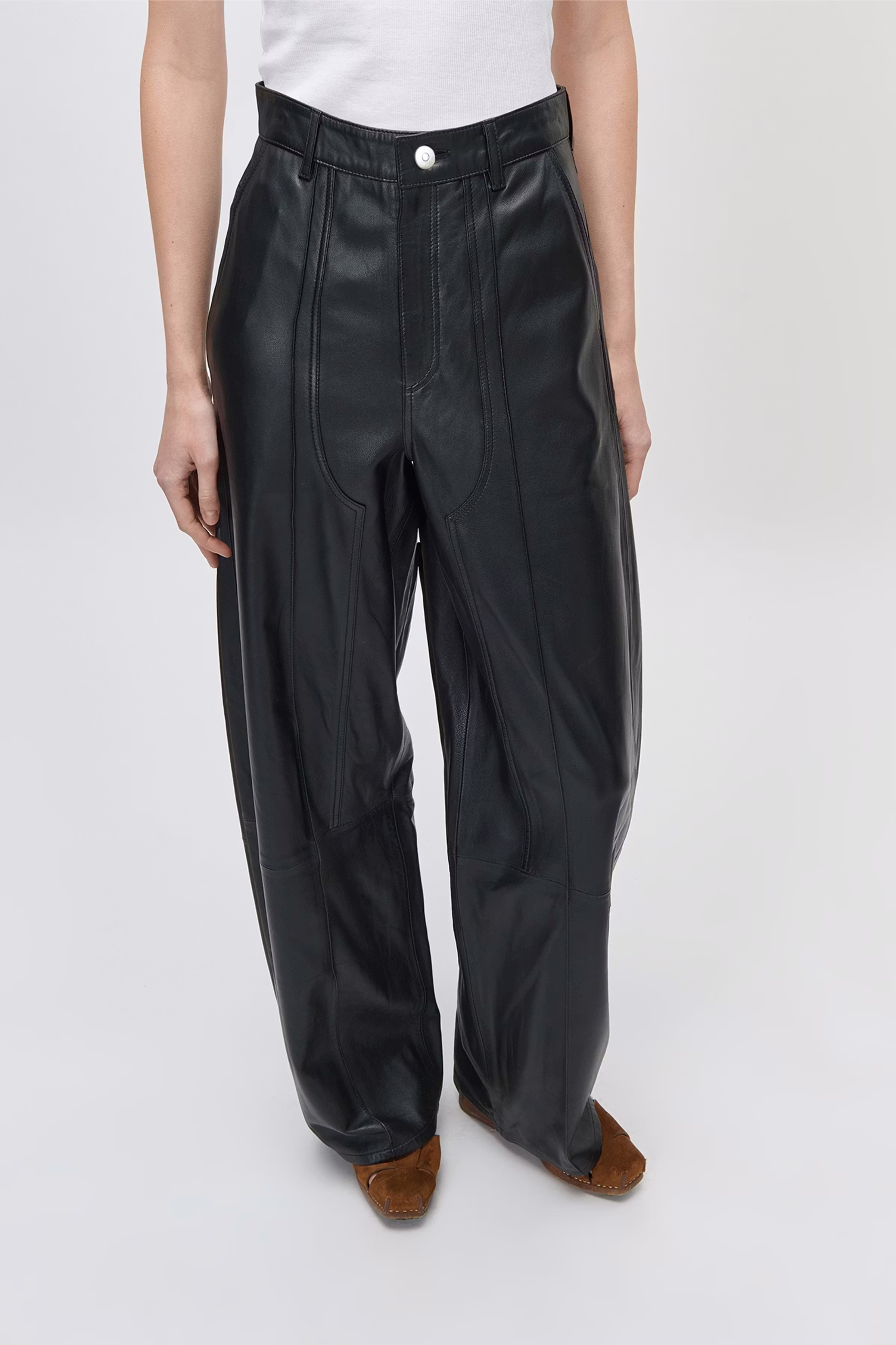 LESLIE Trousers LOOKBOOK FRONT 30600691-BK999