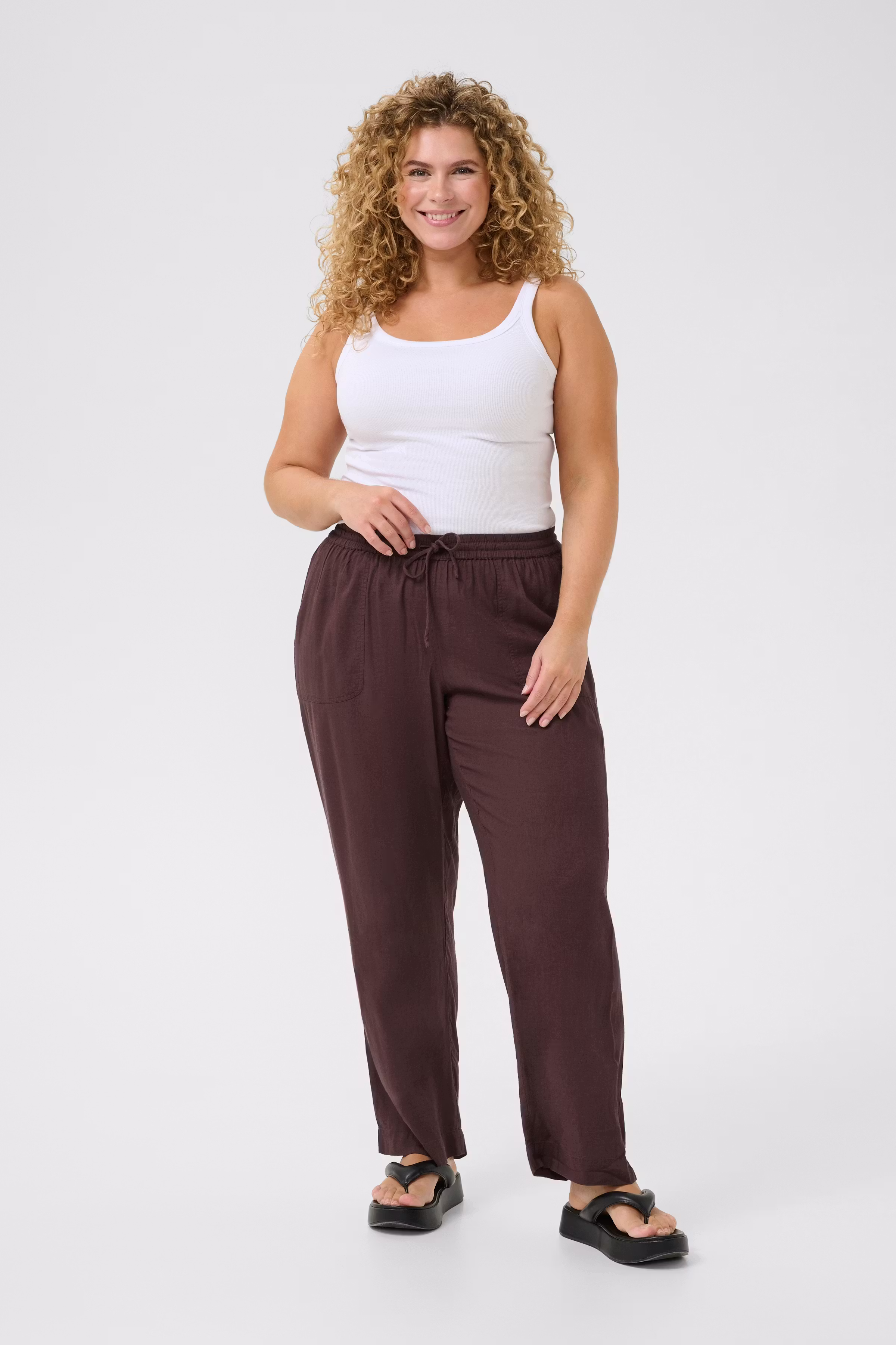 KCmille Pantalon en Lin LOOKBOOK FRONT 10582220-191619
