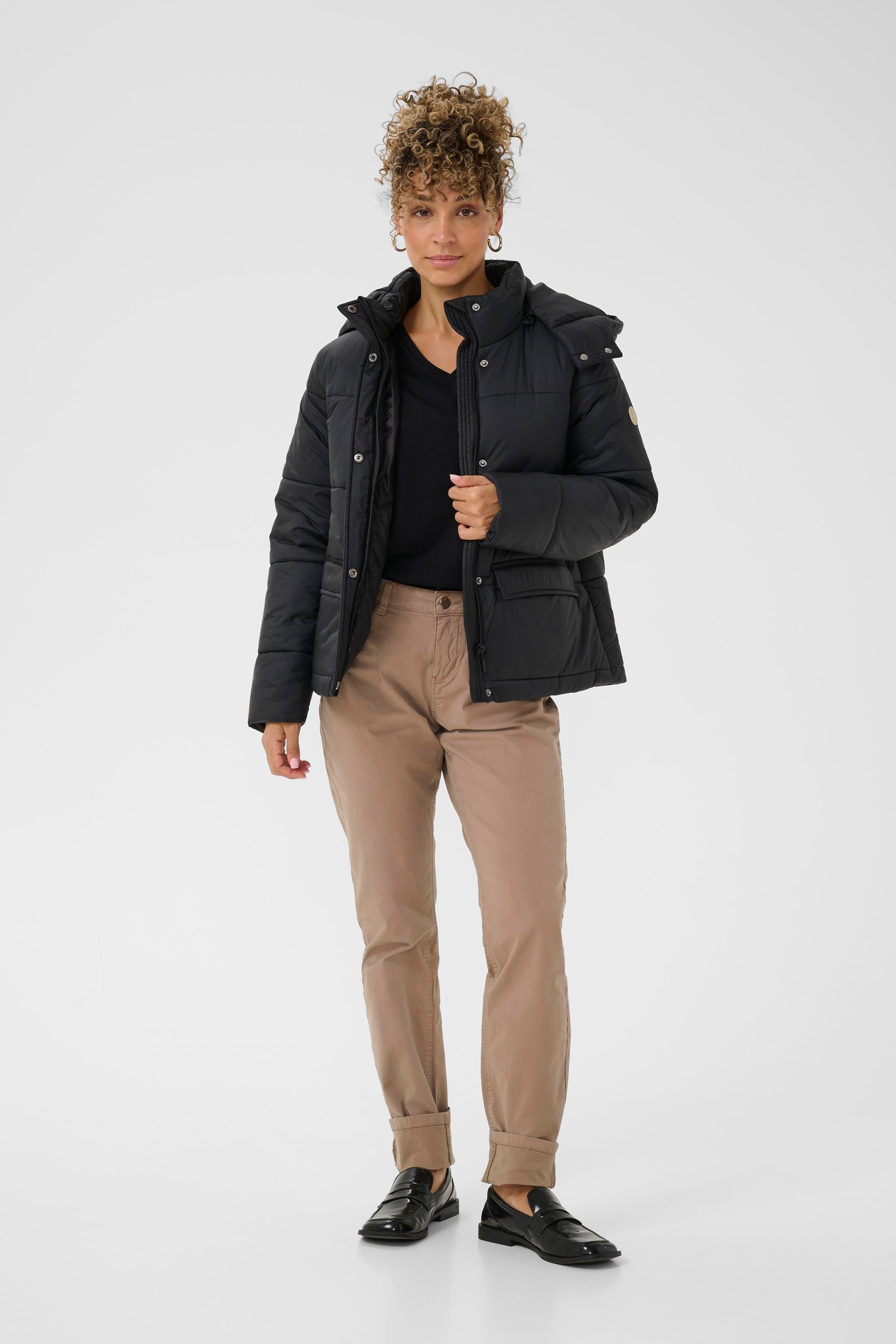 CRGaiagro Puffer jakke LOOKBOOK FRONT 10613933-100120