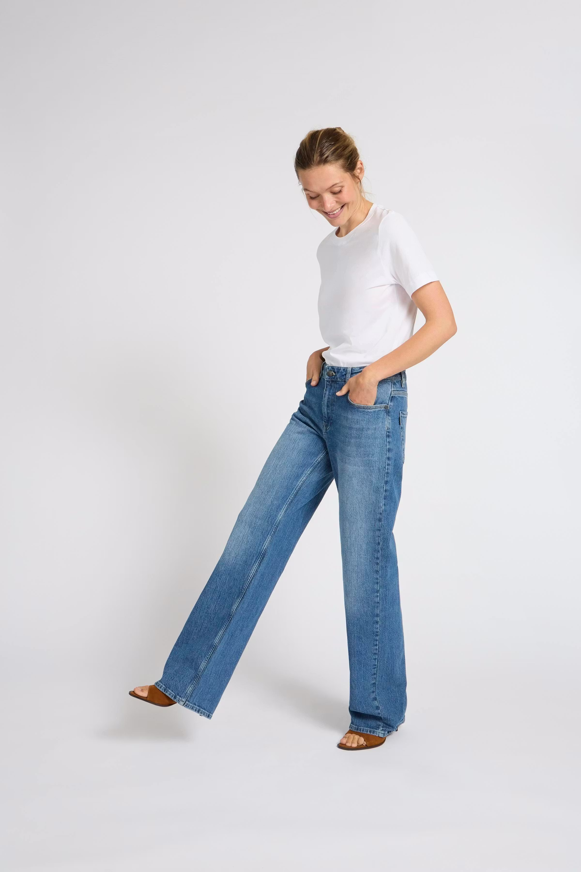 PZVEGA UHW Jeans Wide Leg LOCATION NONE 50207173-200005
